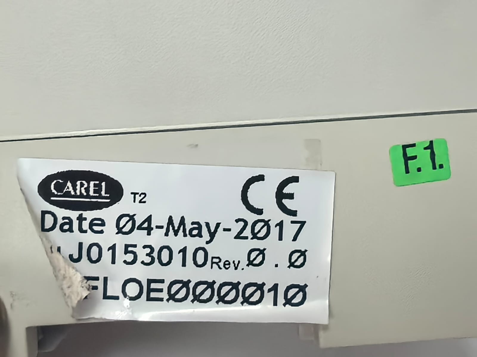 CAREL FLOE000010 CAREL FLOE000010 FLOODING SENSOR DETECTOR REV: 0.0 2