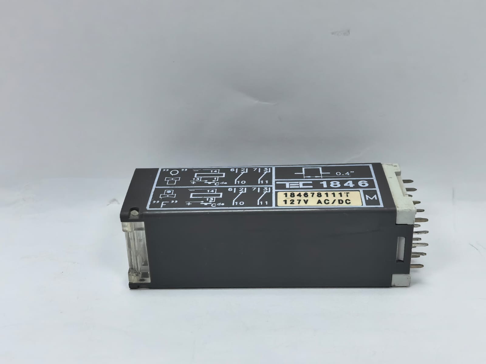 TEC 184678111T TEC 1846 ADJUSTABLE TIMER RELAY 184678111T 127V AC/DC PCS 5