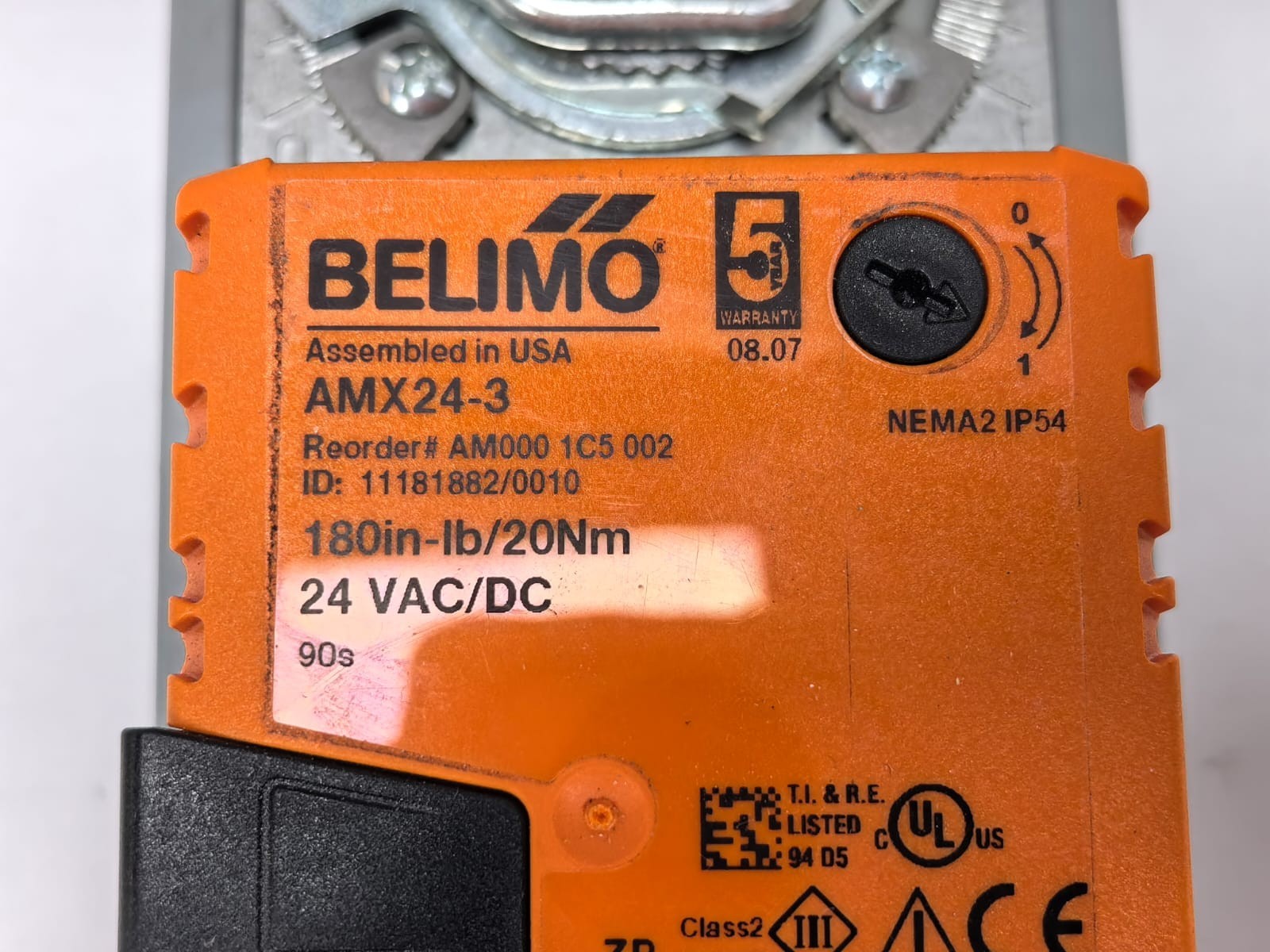 Belimo AMX24-3 BELIMO AMX24-3 DAMPER ACTUATOR 24VAC/DC 2