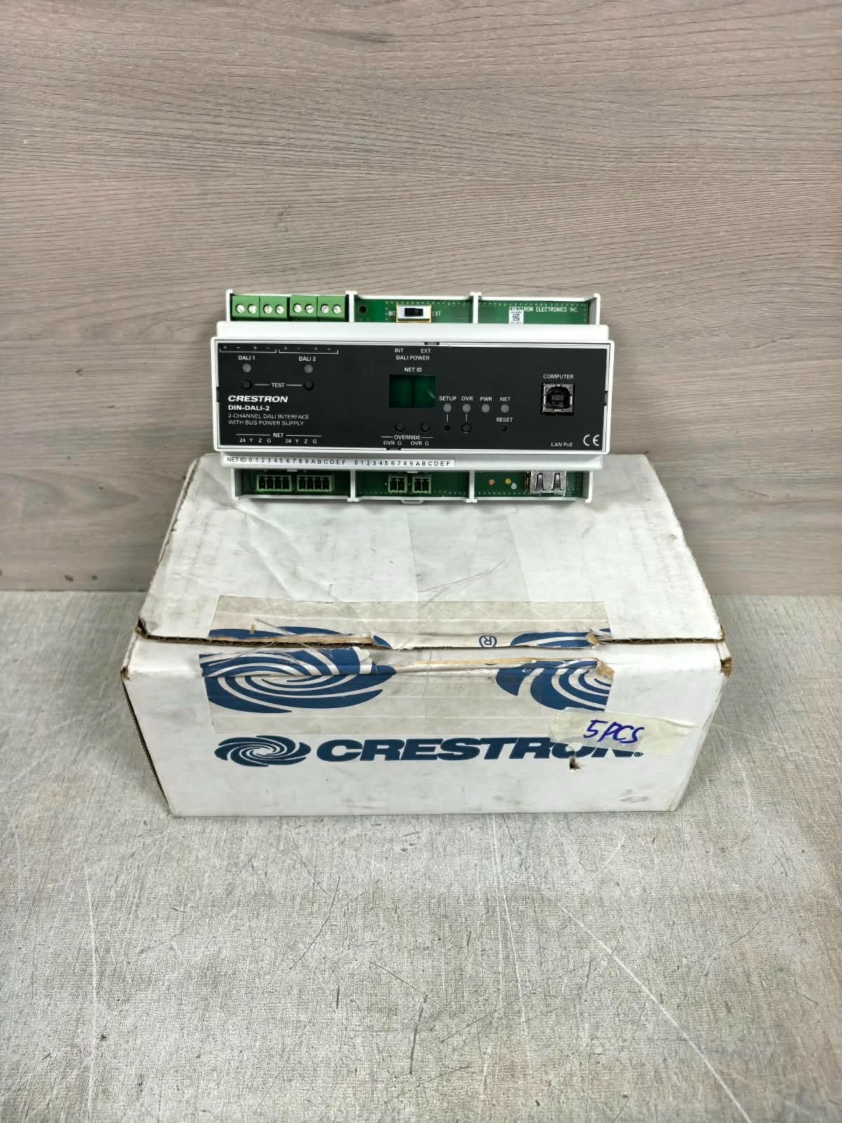 Crestron DIN-DALI-2 6503777 CRESTRON DIN-DALI-2 6503777 2CHANNEL DALI INTERFACE WITH BUS POWER SUPPLY 2