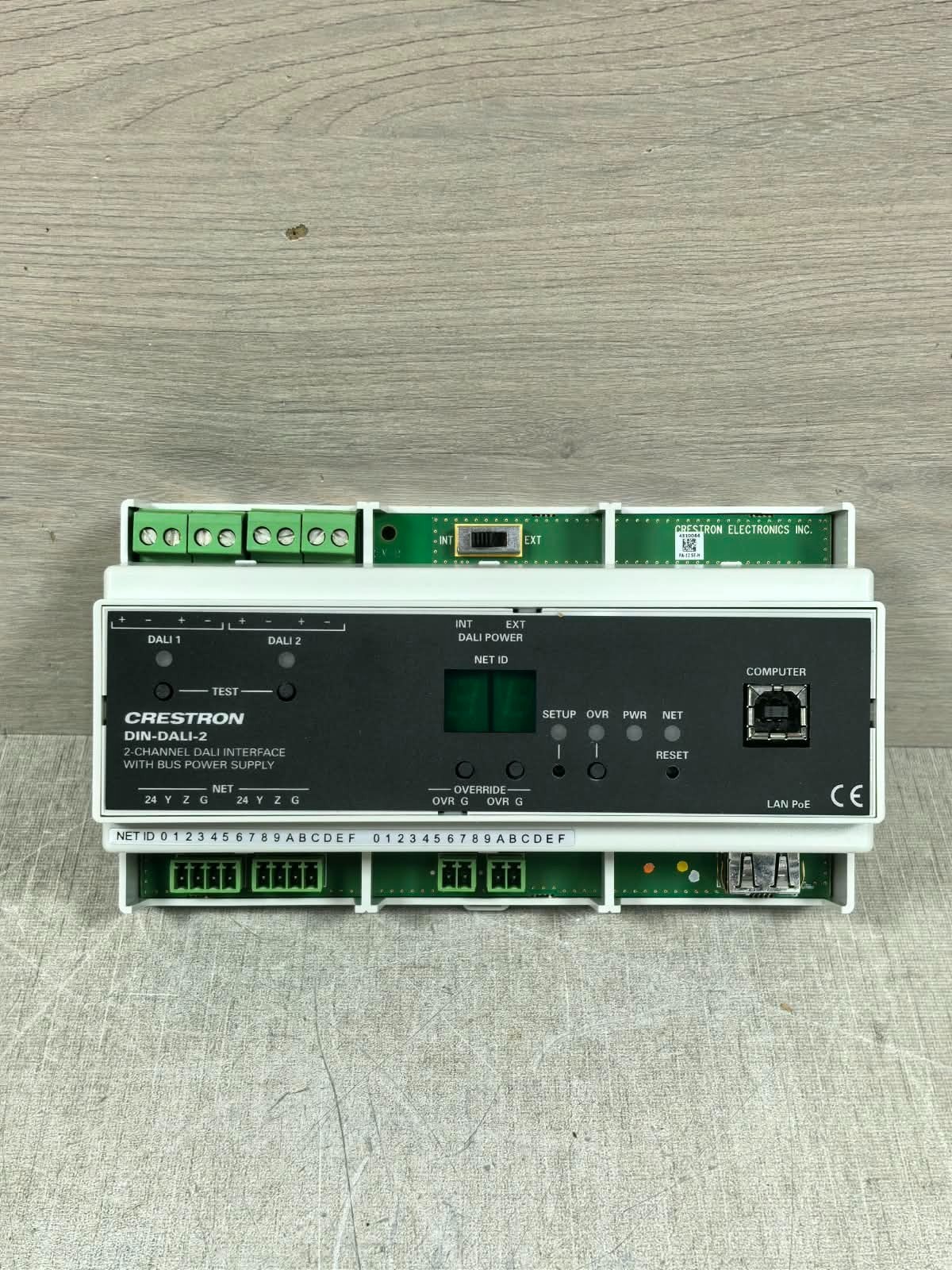 Crestron DIN-DALI-2 6503777 CRESTRON DIN-DALI-2 6503777 2CHANNEL DALI INTERFACE WITH BUS POWER SUPPLY 3