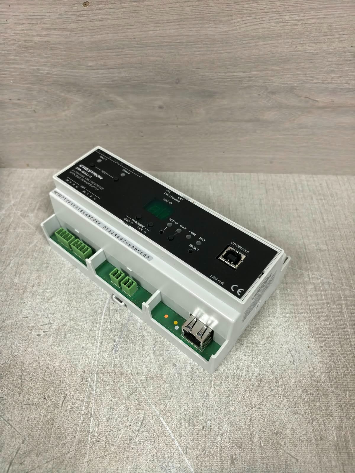 Crestron DIN-DALI-2 6503777 CRESTRON DIN-DALI-2 6503777 2CHANNEL DALI INTERFACE WITH BUS POWER SUPPLY 6