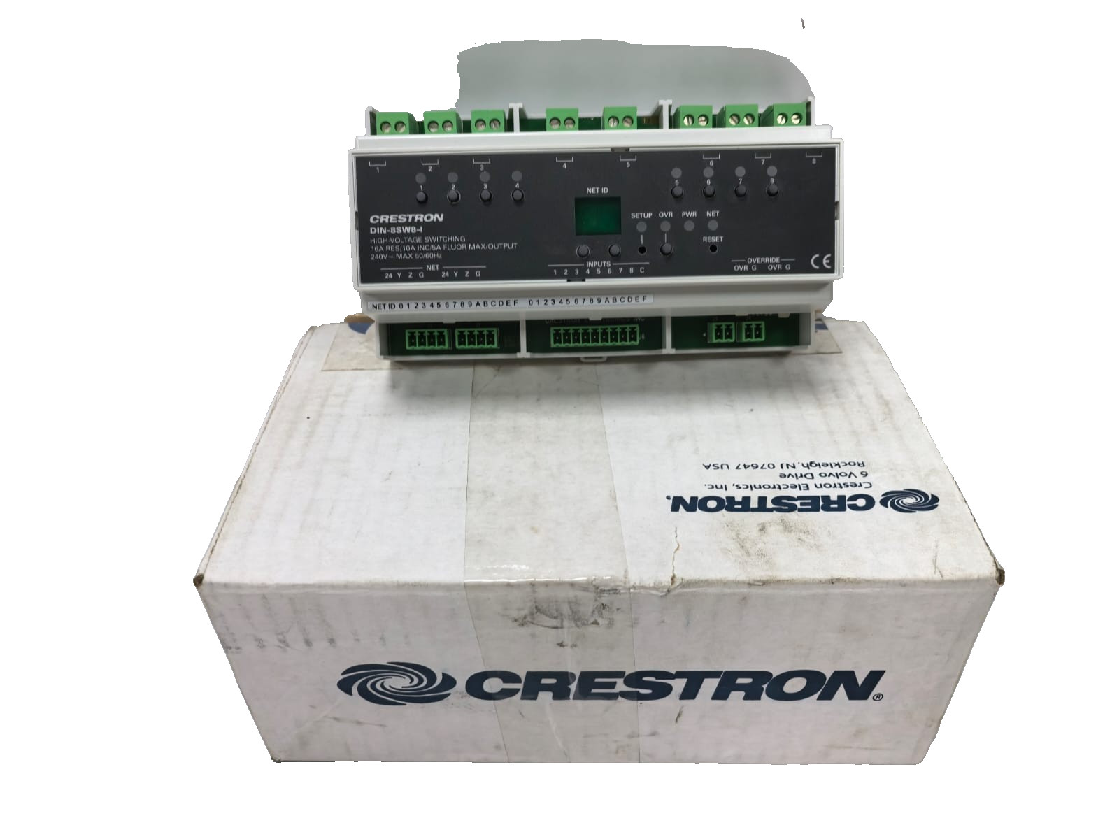 Crestron DIN-8SW8-I CRESTRON DIN-8SW8-I HIGH-VOLTAGE SWITCHING MODULE 6503776 240V -50/60HZ 1