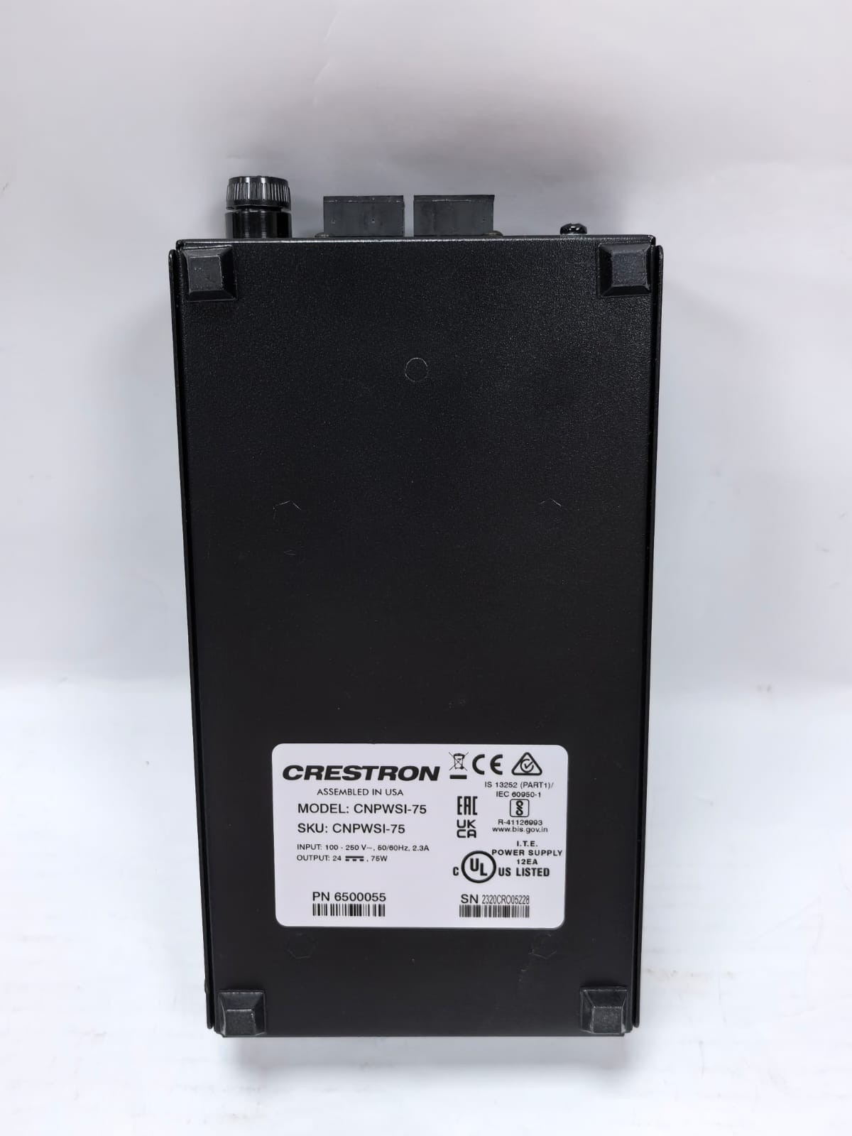 Crestron 6500055 CRESTRON CNPWSI-75 POWER SUPPLY 6500055 5