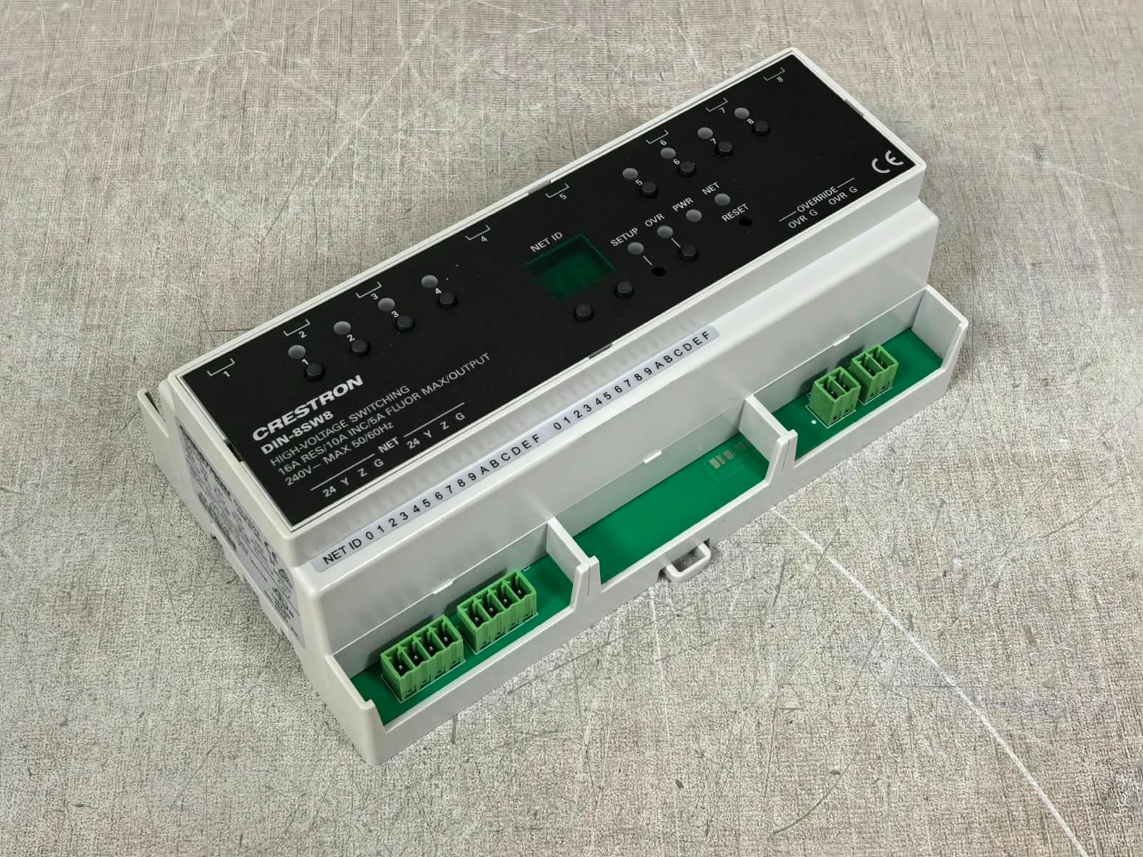 Crestron DIN-8SW8 6501746 CRESTRON DIN-8SW8 6501746 HIGH VOLTAGE SWITCHING 240V 5