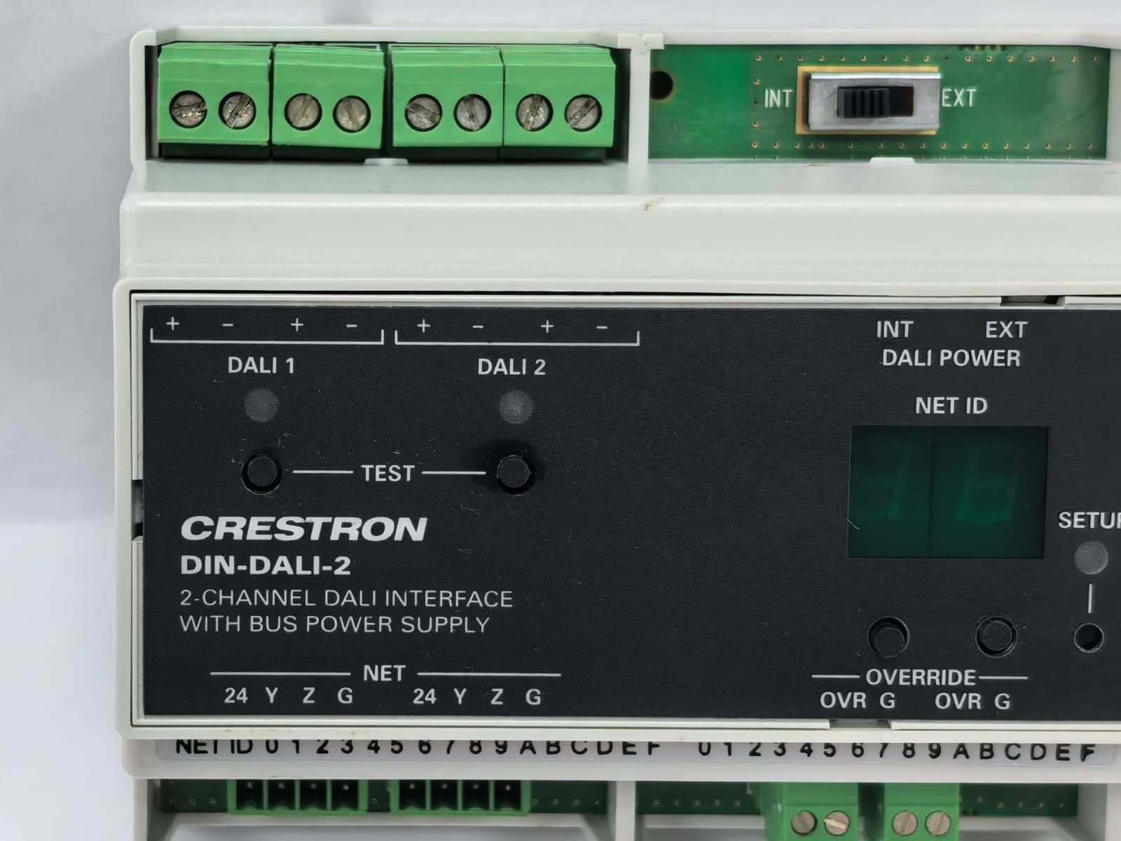Crestron 6503777 CRESTRON DIN-DALI-2 2-CHANNEL DALI INTERFACE WITH BUS POWER SUPPLY 6503777 2