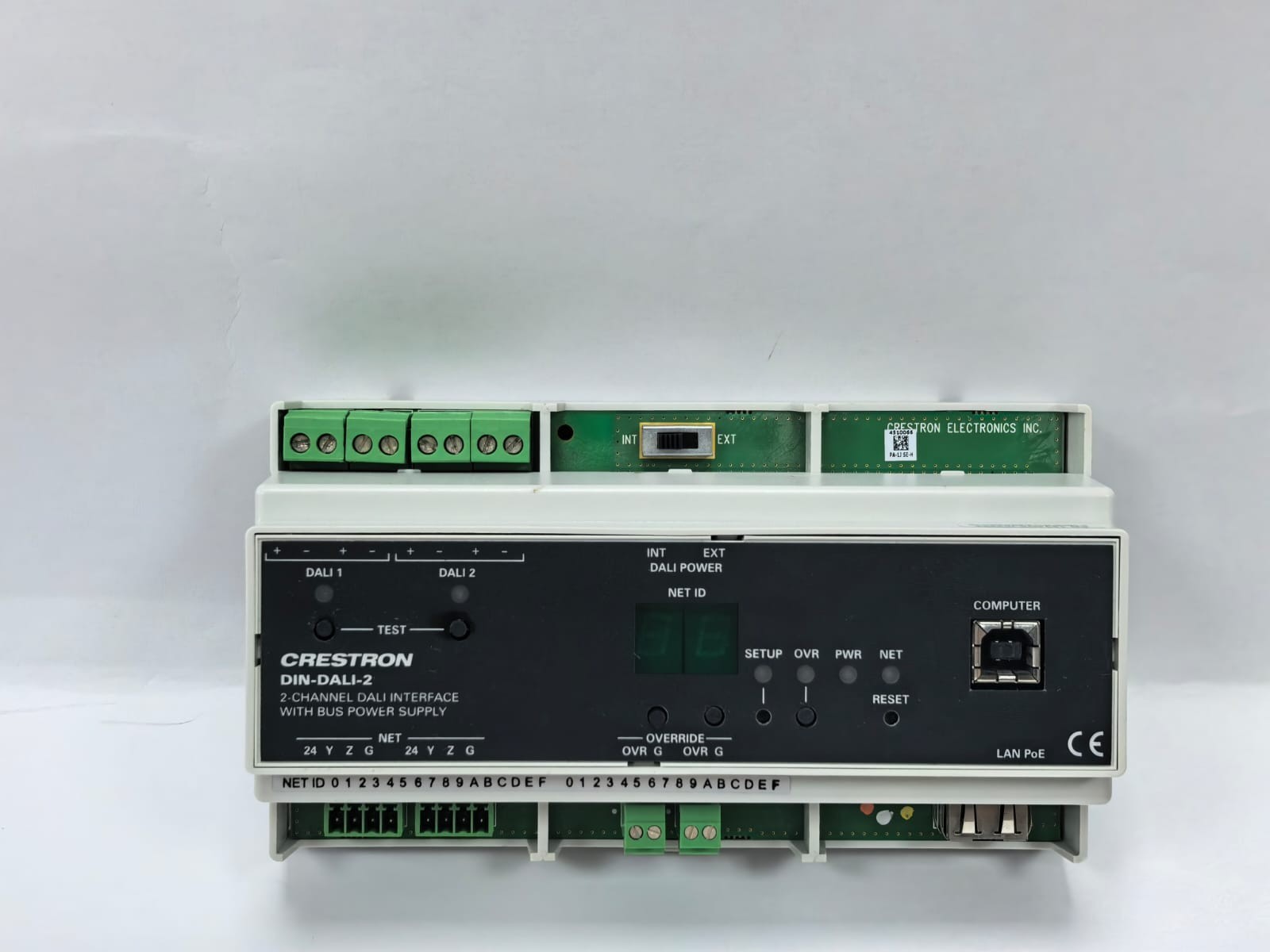 Crestron 6503777 CRESTRON DIN-DALI-2 2-CHANNEL DALI INTERFACE WITH BUS POWER SUPPLY 6503777 1