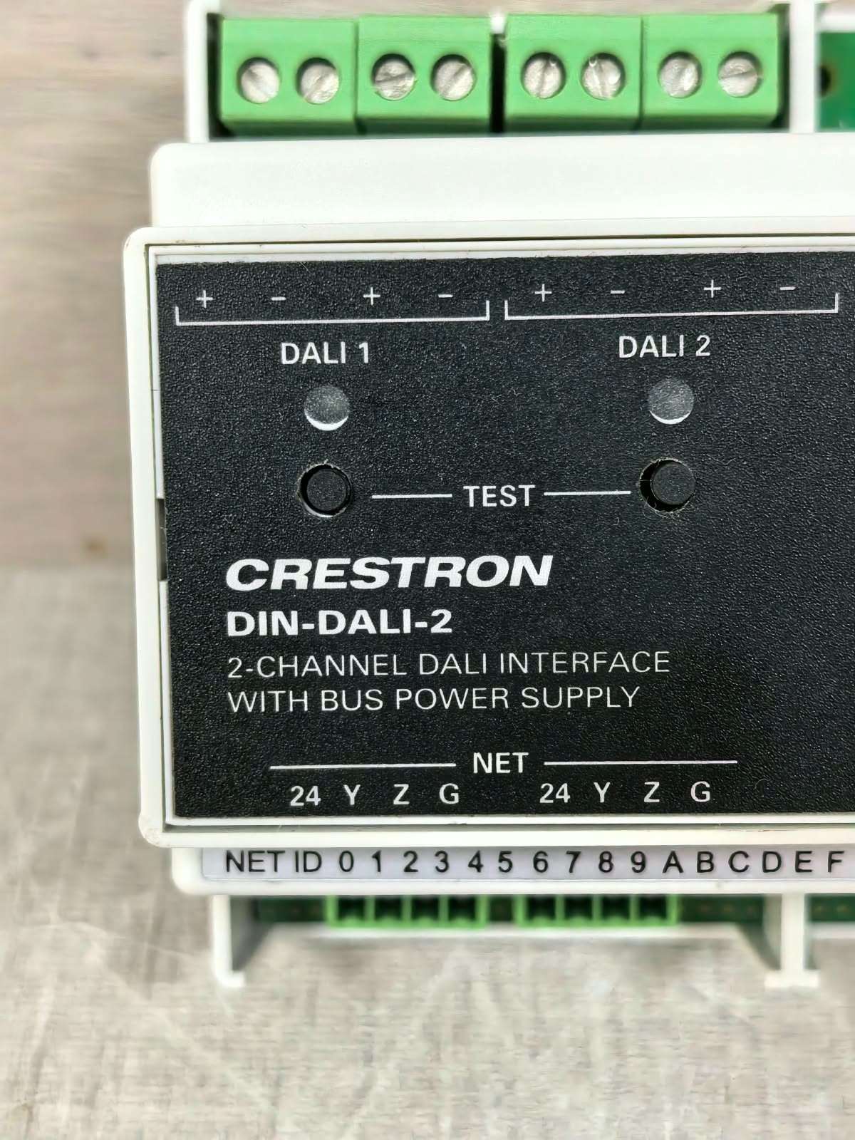 Crestron DIN-DALI-2 6503777 CRESTRON DIN-DALI-2 6503777 2-CHANNEL DALI INTERFACE WITH BUS POWER SUPPLY 24V 3