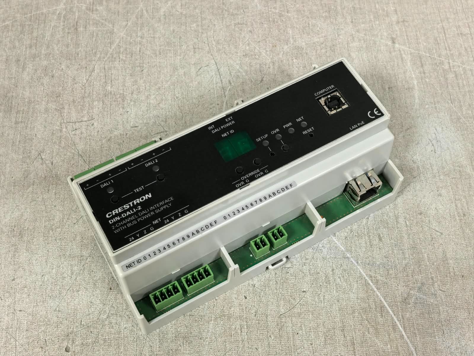 Crestron DIN-DALI-2 6503777 CRESTRON DIN-DALI-2 6503777 2-CHANNEL DALI INTERFACE WITH BUS POWER SUPPLY 24V 5