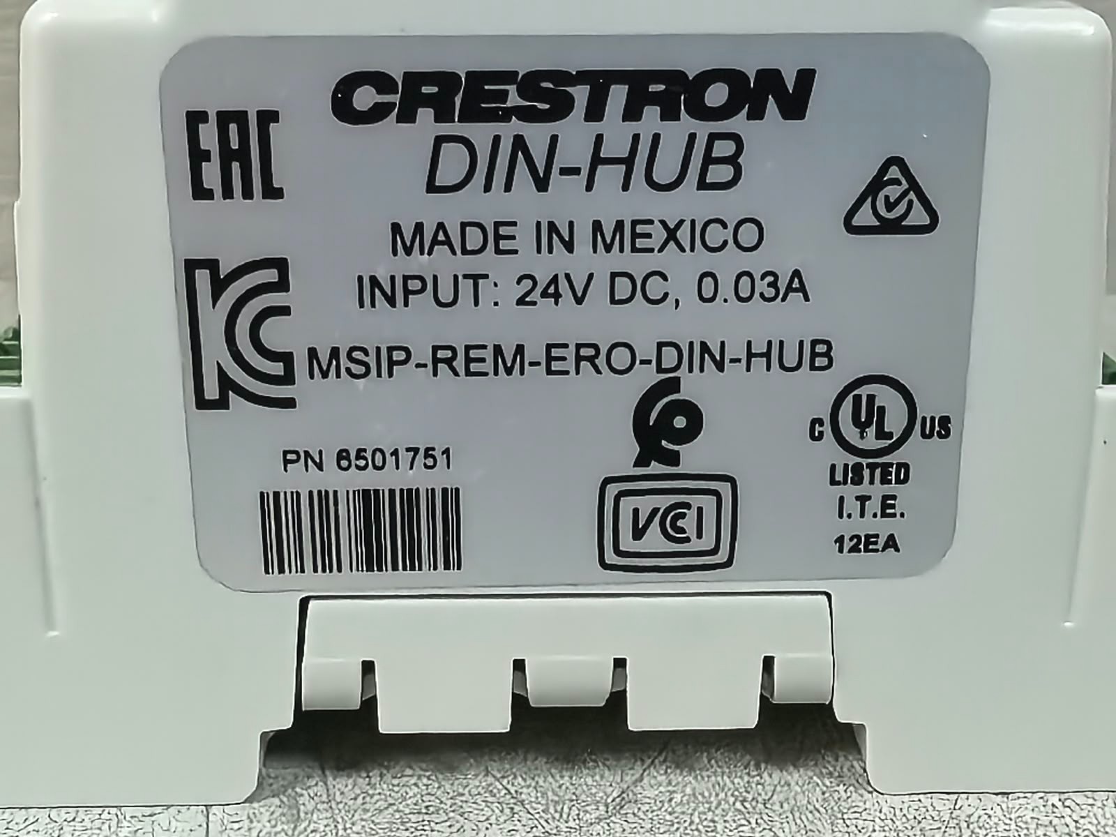CRESTON DIN-HUB 6501751 CRESTON DIN-HUB 6501751 CRESNET DISCTRUBUTION HUB 24VDC 5