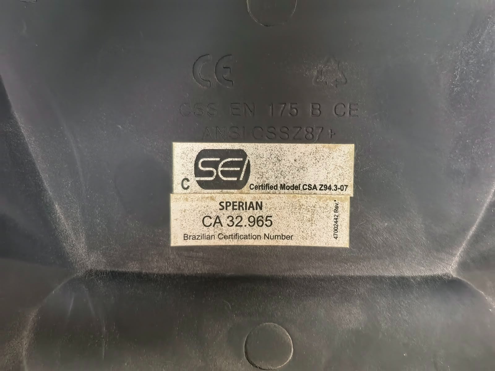 Honeywell HW200 SHADE 9-13 HONEYWELL HW200 SHADE 9-13 AUTO DARKENING WELDING HELMET 7
