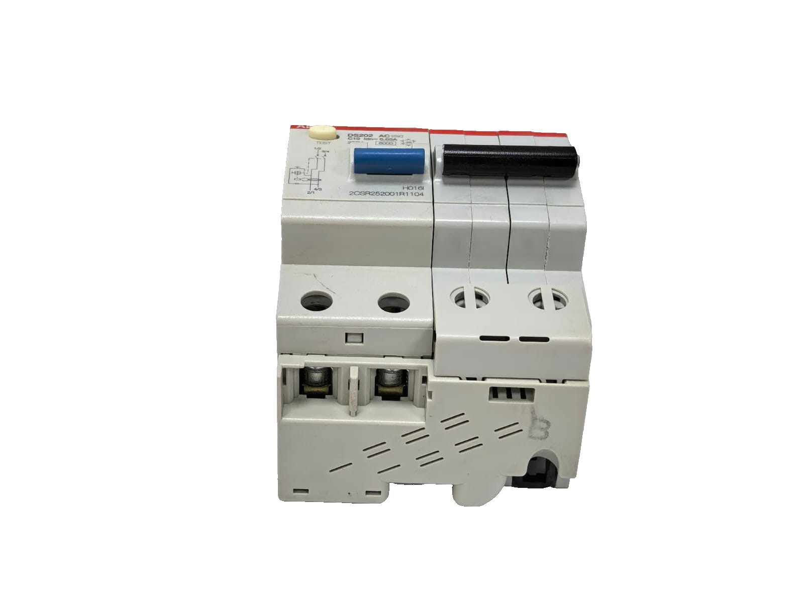 ABB 2CSR252001R1104 ABB 2CSR252001R1104 RESIDUAL CURRENT CIRCUIT BREAKER DS202 AC-C10/0.03 4