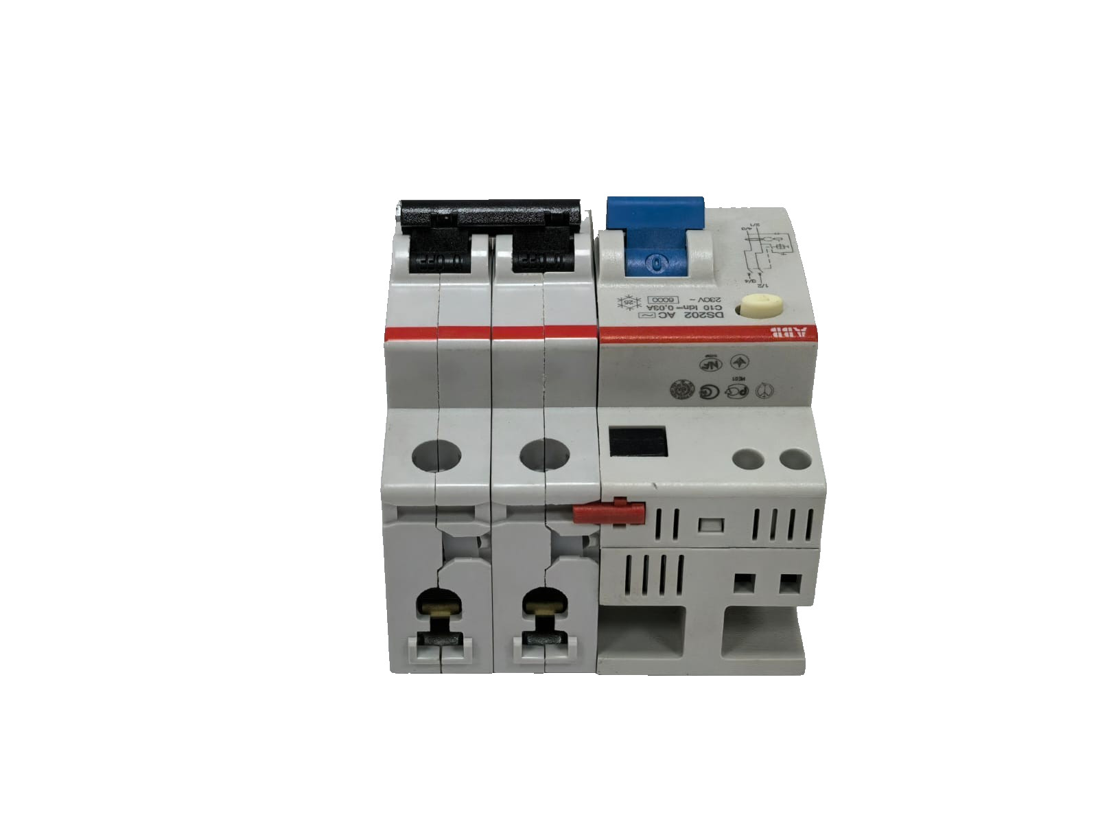 ABB 2CSR252001R1104 ABB 2CSR252001R1104 RESIDUAL CURRENT CIRCUIT BREAKER DS202 AC-C10/0.03 5