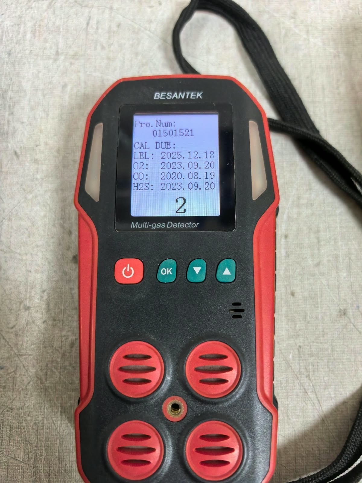 BESANTEK BST- MG08 BESANTEK BST- MG08 MULTI GAS DETECTOR DATALOGGER WITH AIR PUMP 5