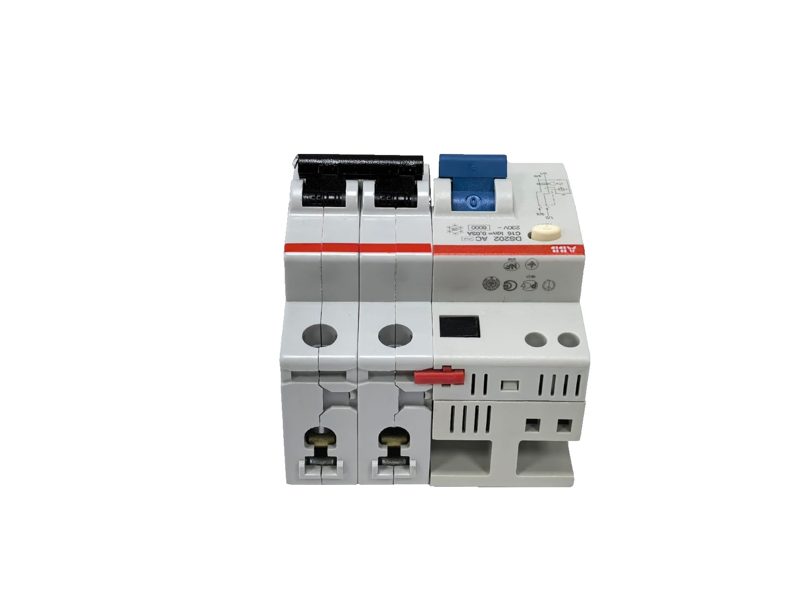 ABB 2CSR252001R1164 ABB 2CSR252001R1164 RESIDUAL CURRENT CIRCUIT BREAKER DS202 AC-C16/0,03 5