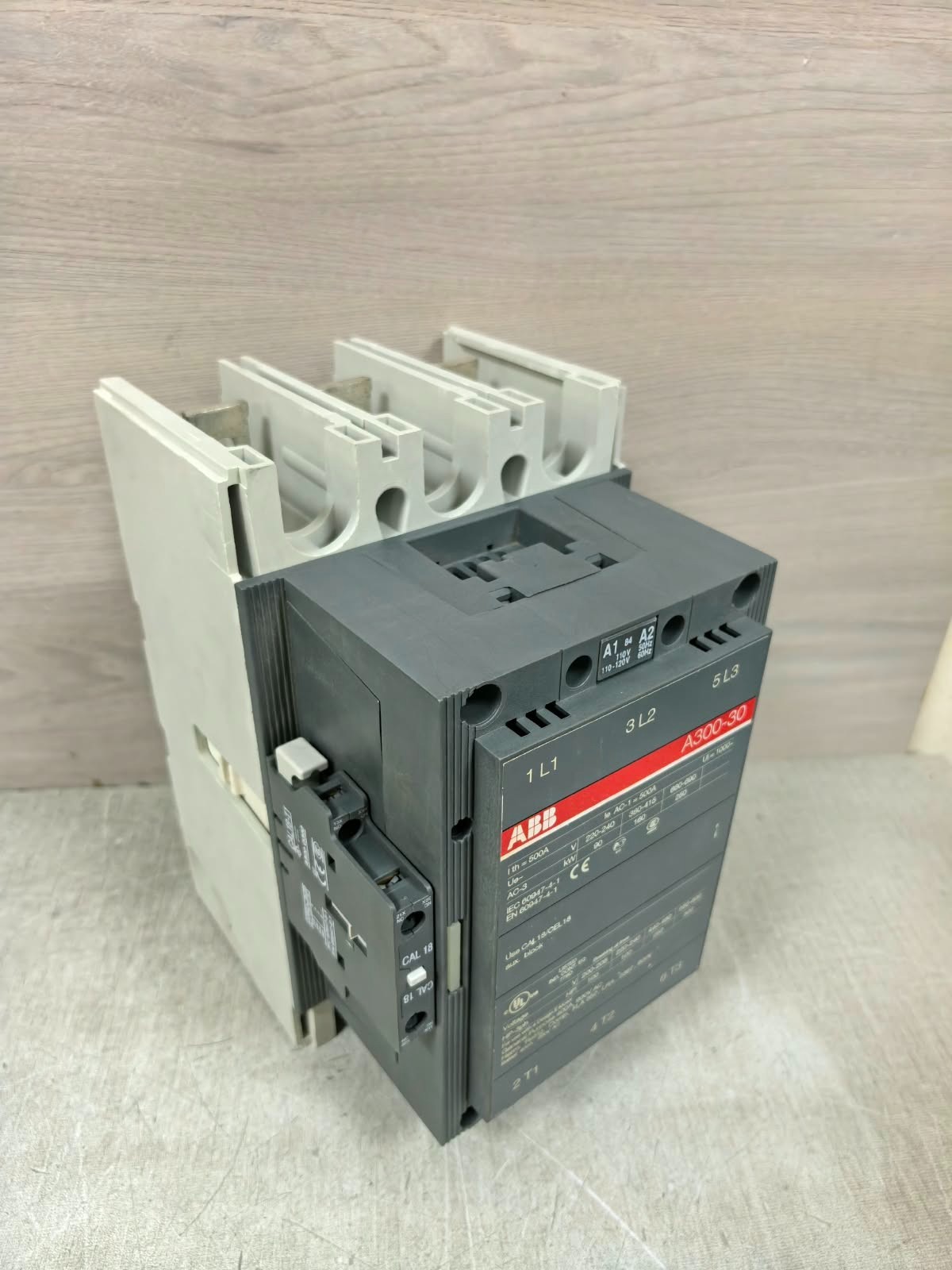 ABB A300-30 ABB A300-30 CONTACTOR 500A 6