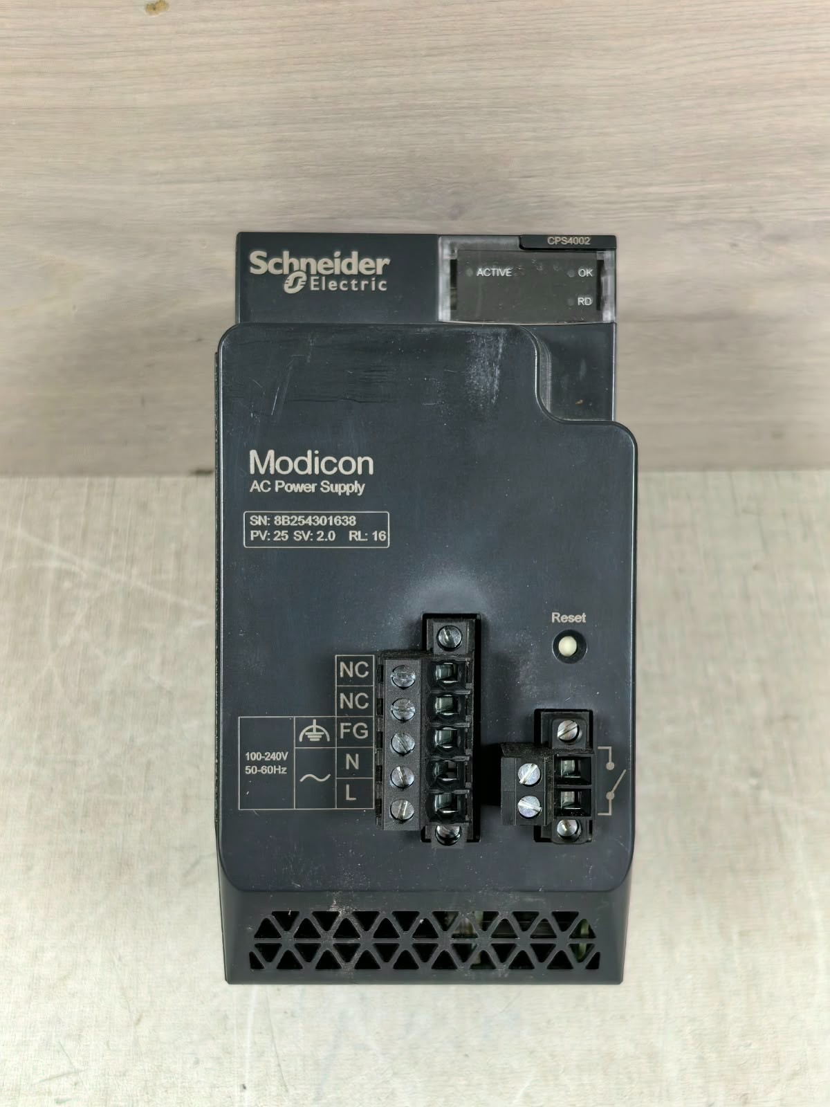 Schneider Electric BMXCPS4002 SCHNEIDER ELECTRIC BMXCPS4002 REDUNDANT HP AC POWER SUPPLY 2