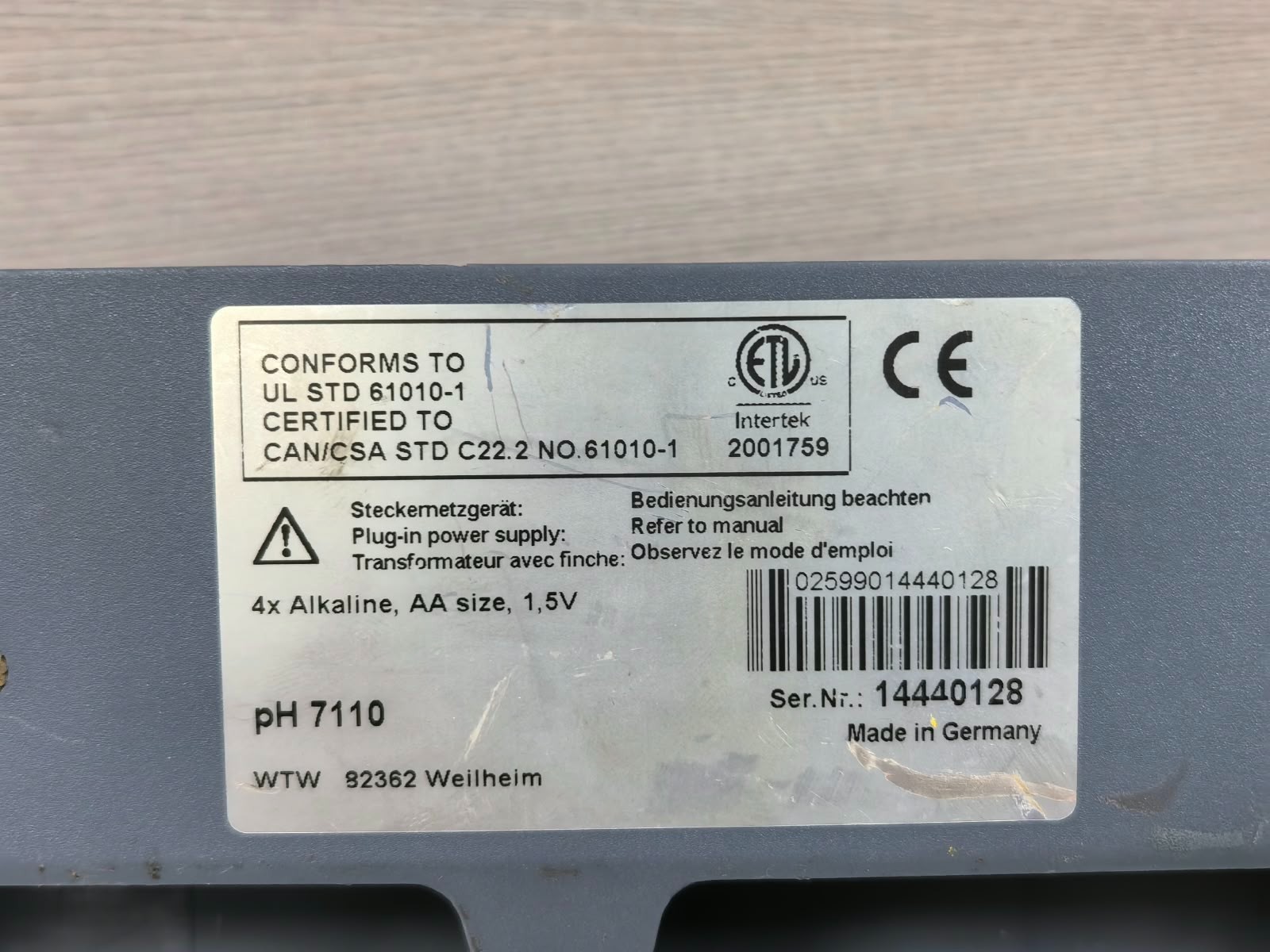 WTW PH7110 WTW INOLAB PH7110 BENCHTOP METER 9