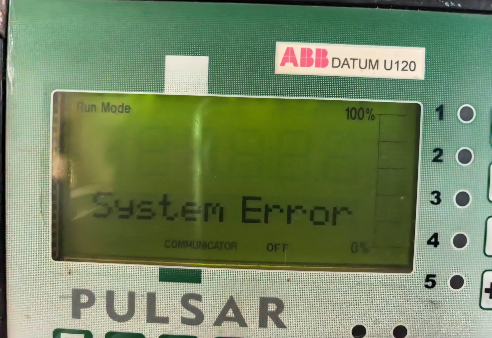 ABB PULSAR DATUM U120 ABB PULSAR DATUM U120 CONTROLLER 2