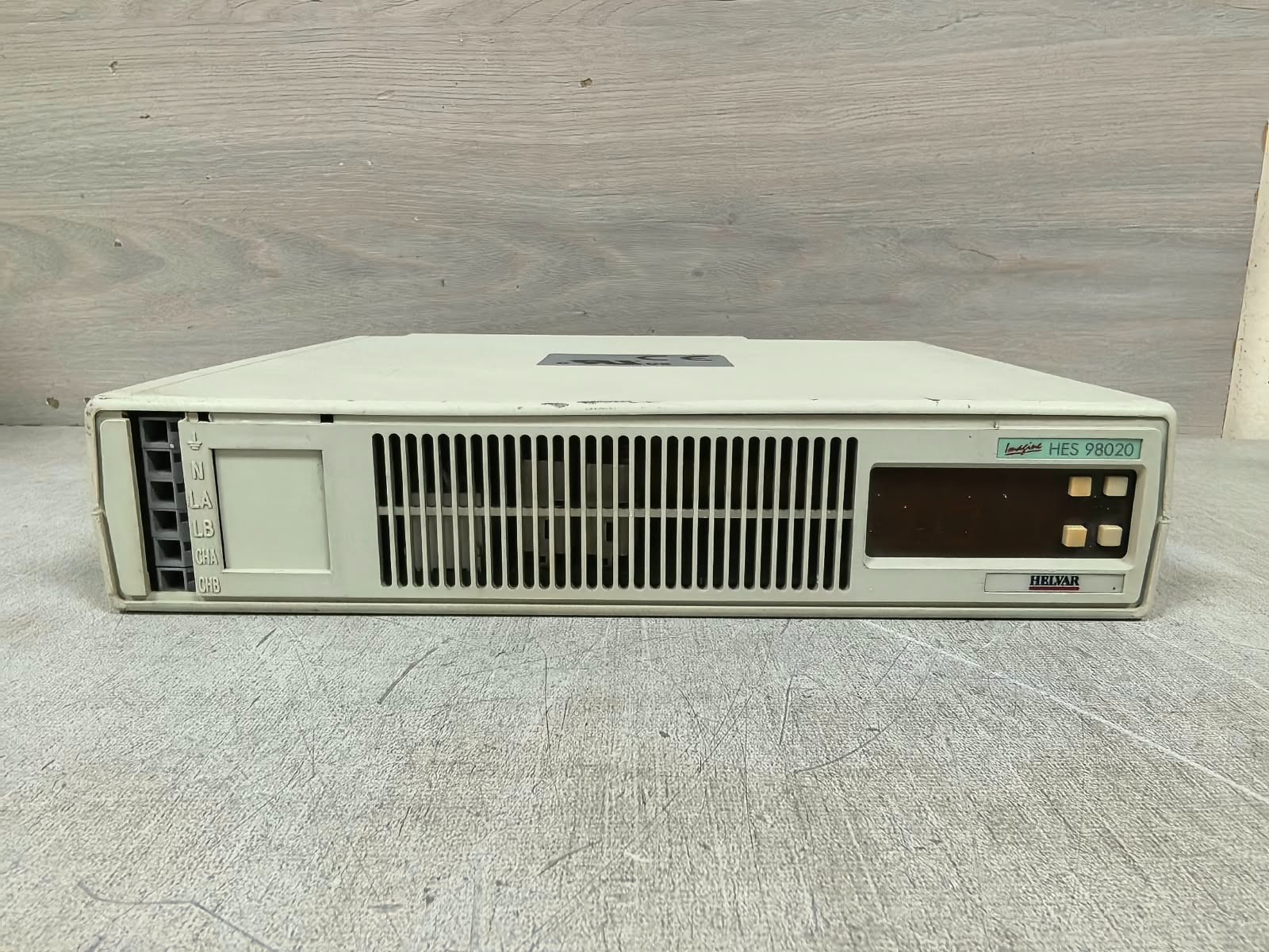 HELVAR HES98020 REV.9 HI S/W V1.7 HELVAR HES98020 REV.9 HI 2-CHANNEL O/P MODULE S/W V1.7 240VAC 2