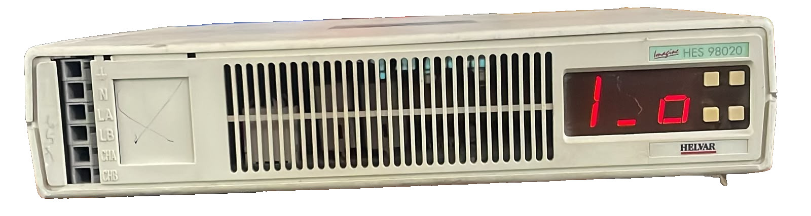 HELVAR HES98020 REV.9 HI S/W V1.7 HELVAR HES98020 REV.9 HI 2-CHANNEL O/P MODULE S/W V1.7 240VAC 1