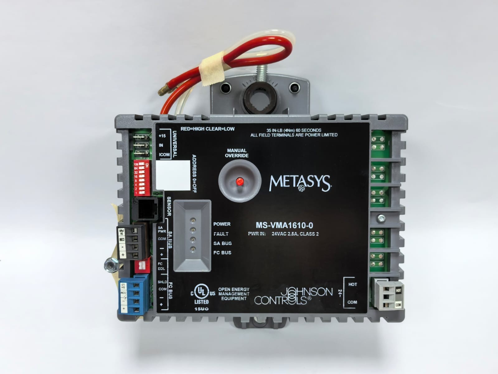 Johnson Controls MS-VMA1610-0 JOHNSON CONTROLS MS-VMA1610-0 VAV MODULAR ASSEMBLY CONTROLLER 2