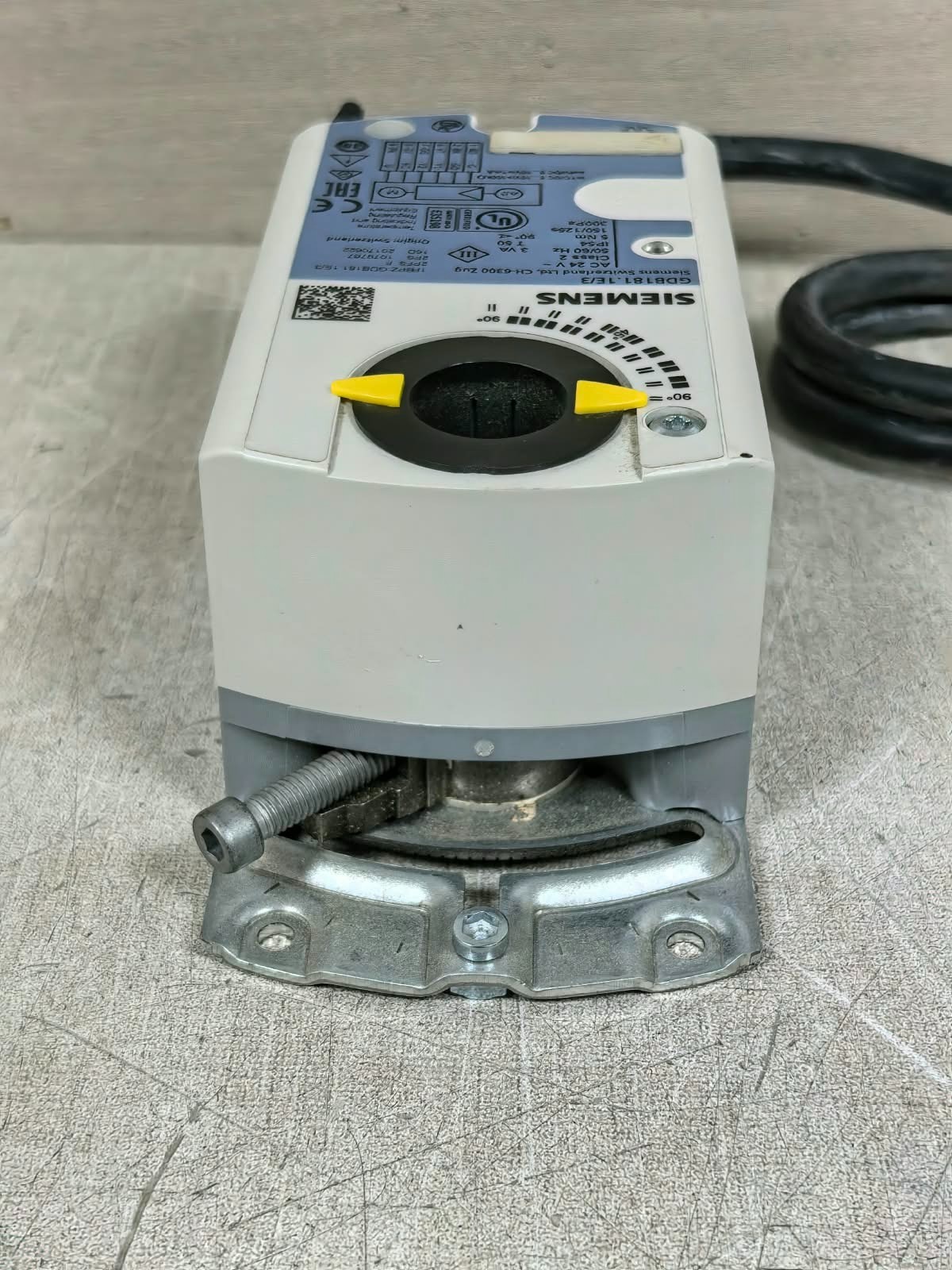 Siemens GDB181.1E/3 SIEMENS GDB181.1E/3 DAMPER ACTUATOR 24V 6