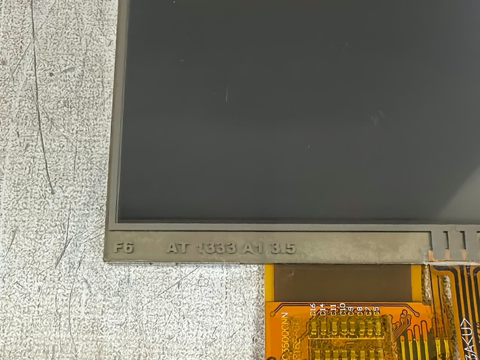 AT 1333A1 3.5 BI1333A(U) AT 1333A1 3.5 BI1333A(U) DMTFT035-TECO02 -12 SCREEN DISPLAY 4