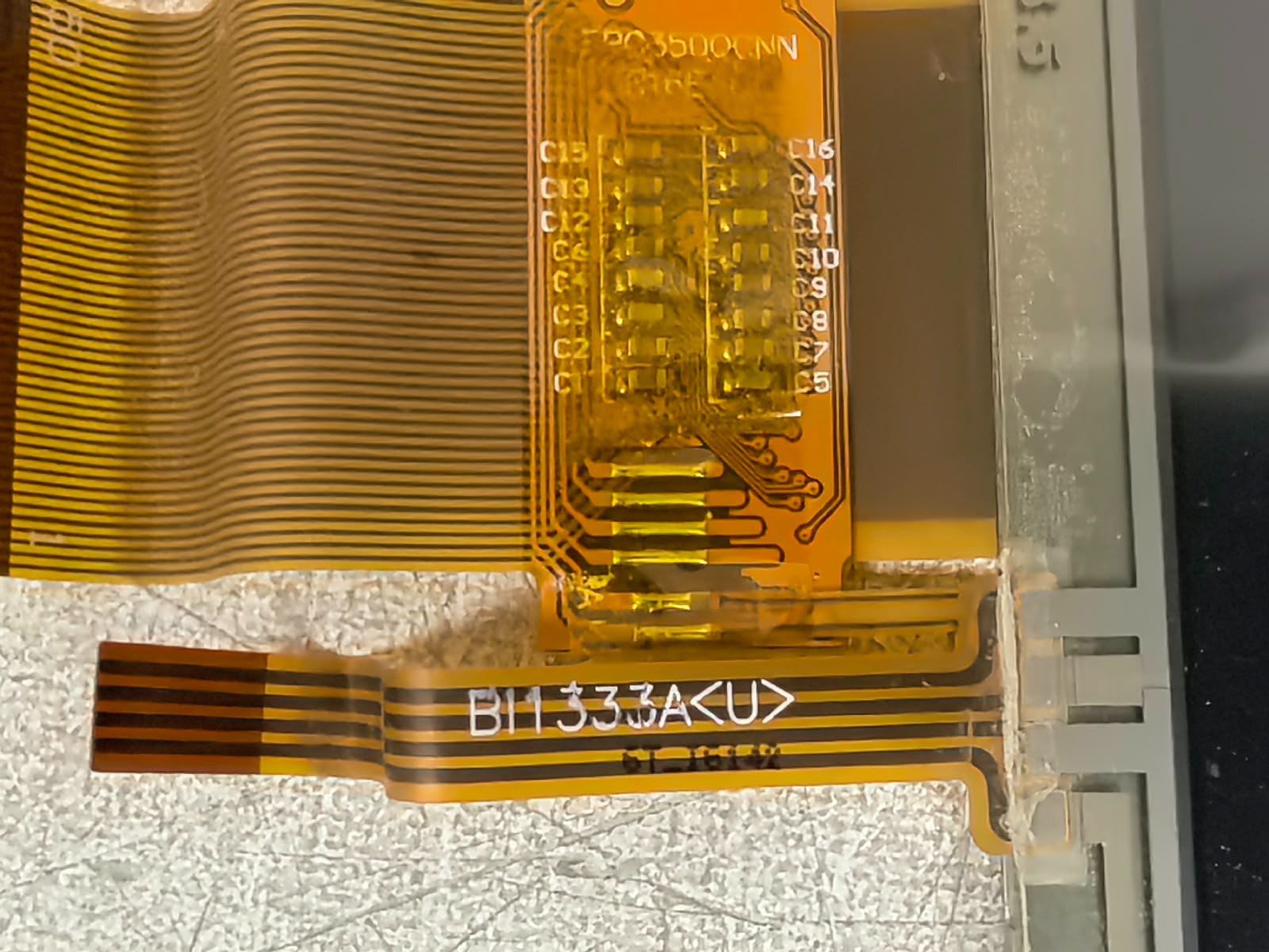 AT 1333A1 3.5 BI1333A(U) AT 1333A1 3.5 BI1333A(U) DMTFT035-TECO02 -12 SCREEN DISPLAY 5