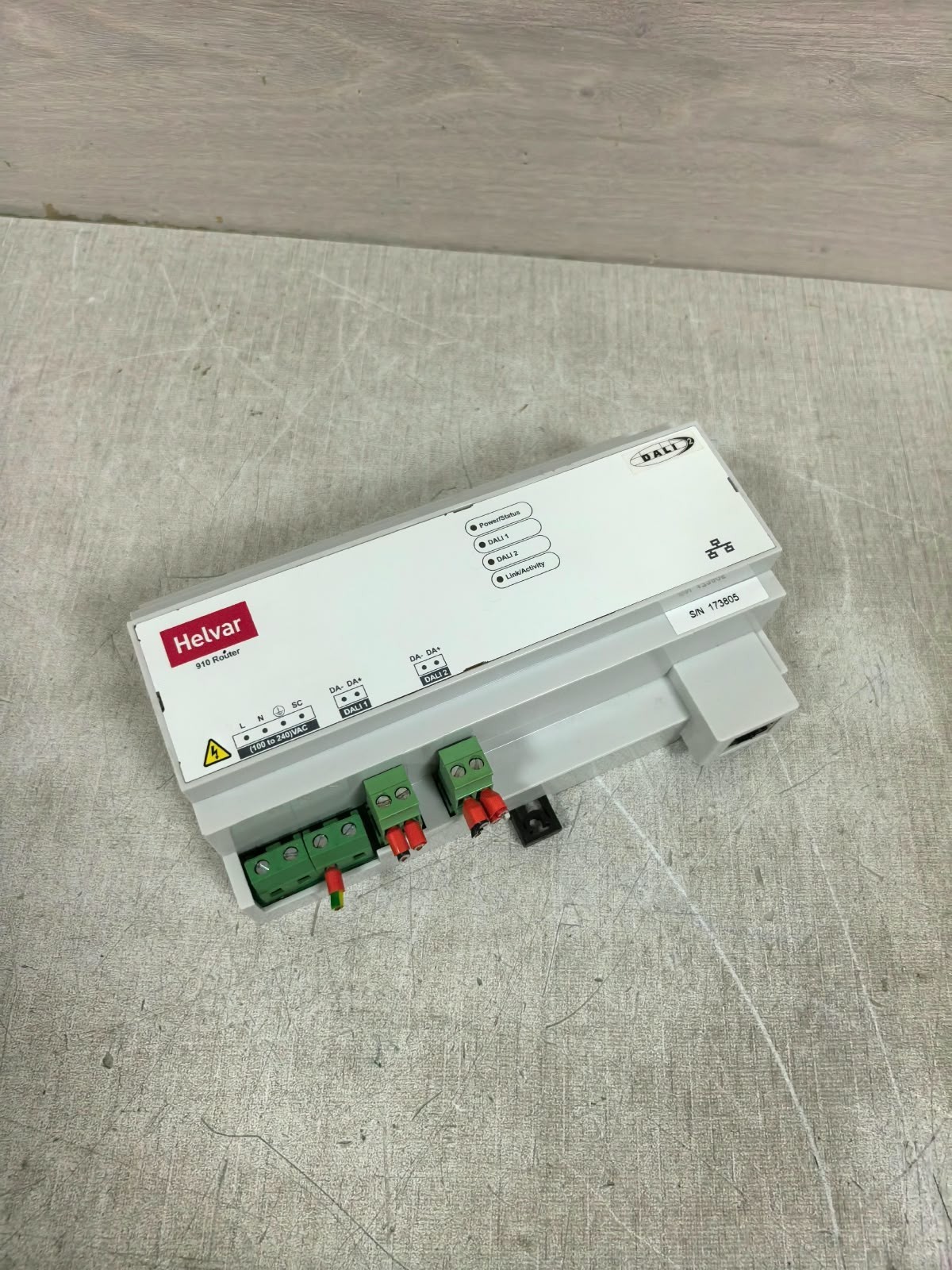 HELVAR 910 REV.45 S/W V5.4.6 HELVAR 910 IMAGINE ROUTER REV.45 S/W V5.4.6 100-240VAC 5