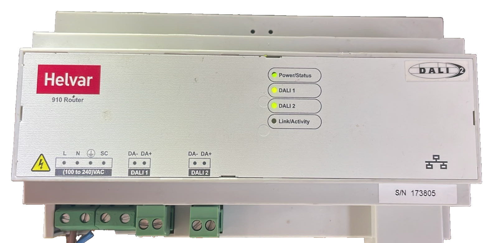 HELVAR 910 REV.45 S/W V5.4.6 HELVAR 910 IMAGINE ROUTER REV.45 S/W V5.4.6 100-240VAC 1
