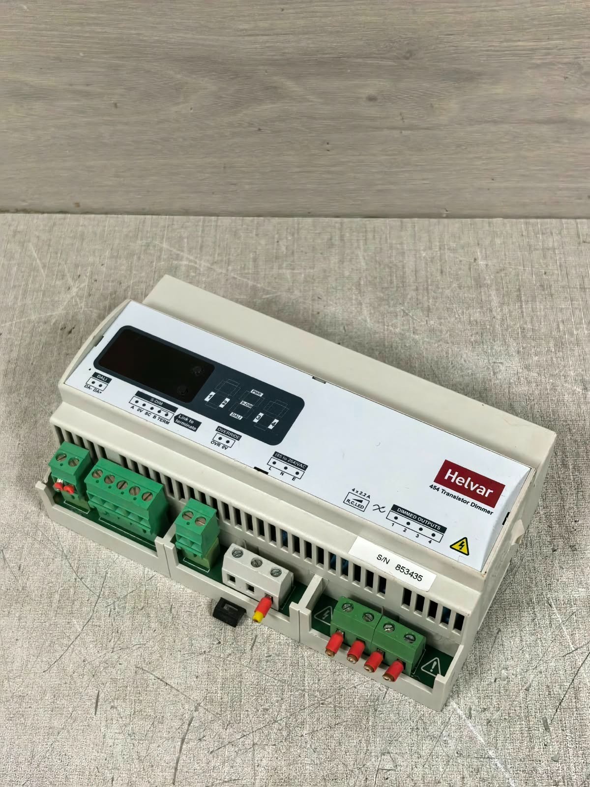 HELVAR 454 REV 3 S/W V1.60 HELVAR 454 TRANSISTOR DIMMER REV 3 S/W V1.60 85-264VAC 6