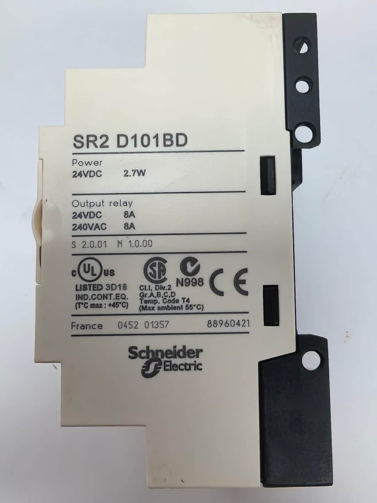 Telemecanique SR2 D101BD TELEMECANIQUE SR2 D101BD BASIC SMART RELAY SR2 4