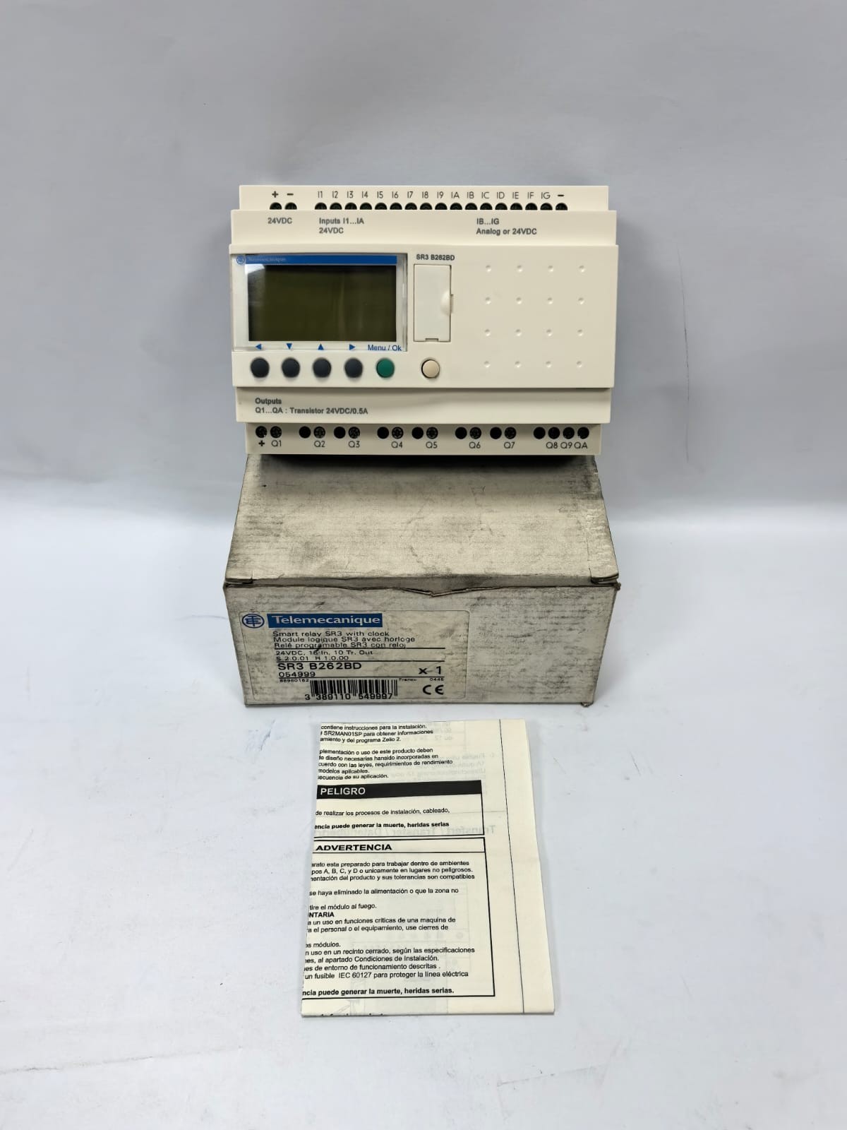 Telemecanique SR3 B262BD TELEMECANIQUE SR3 B262BD MODULAR SMART RELAY 1