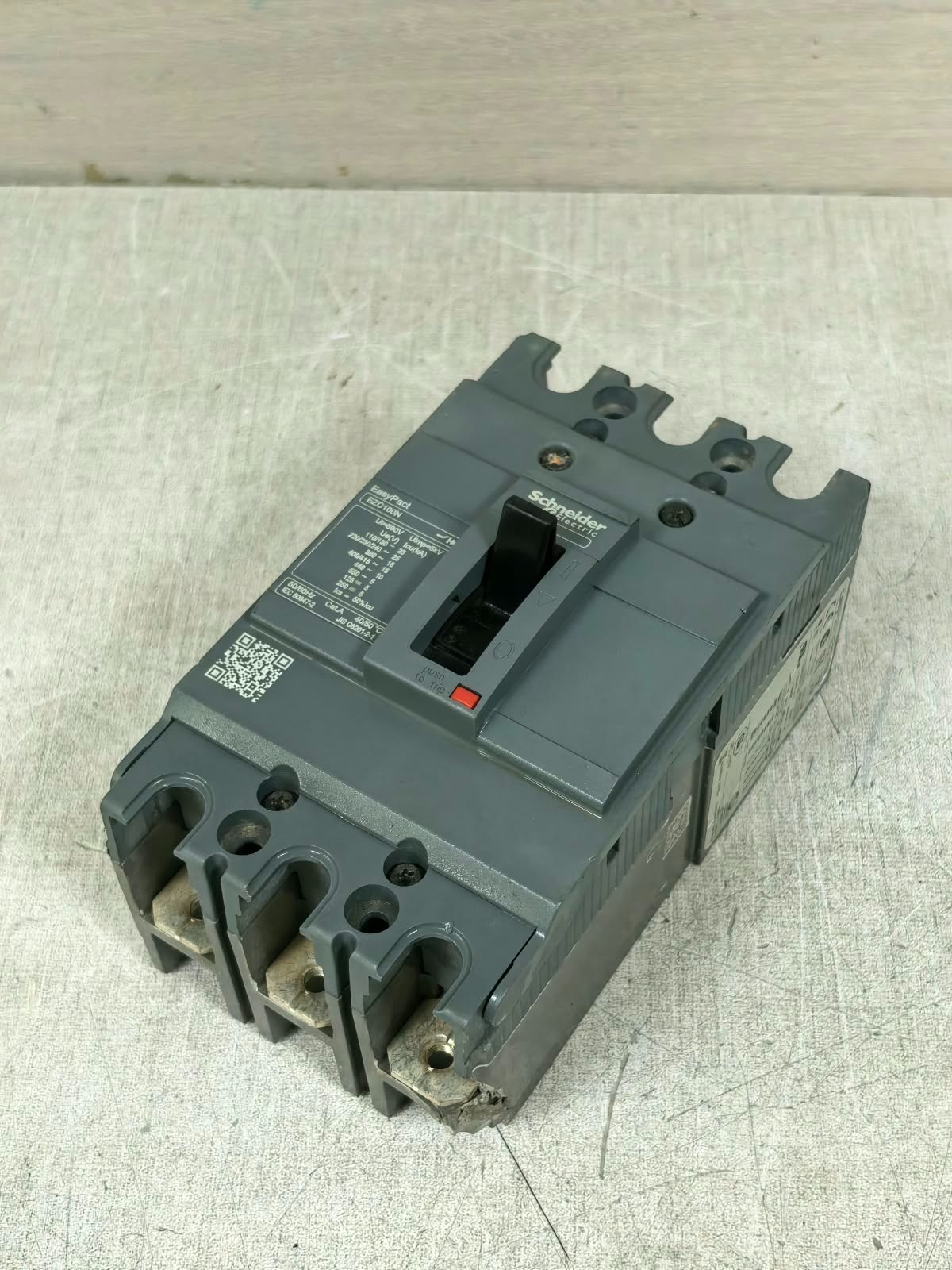 Schneider Electric EZC100N SCHNEIDER ELECTRIC EASYPACT EZC100N CIRCUIT BREAKER 50A 5