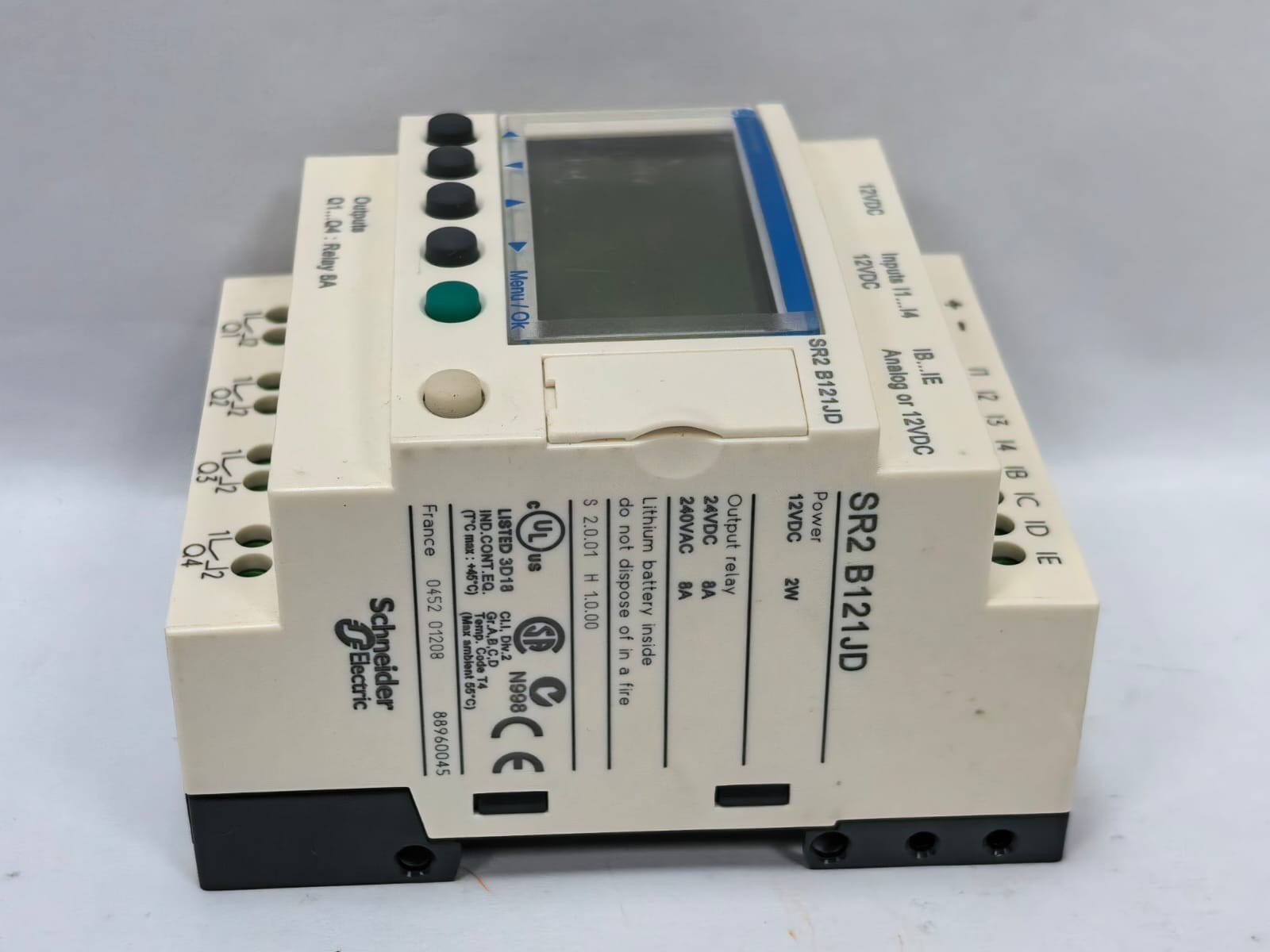 Telemecanique SR2 B121JD TELEMECANIQUE SR2 B121JD COMPACT SMART RELAY 5