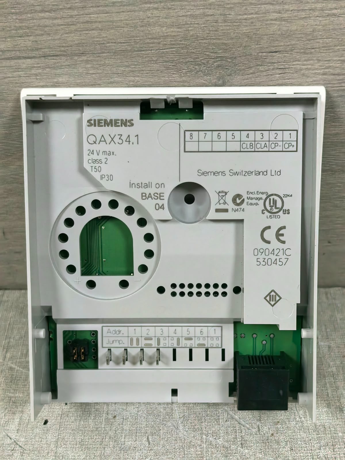 Siemens QAX34.1 SIEMENS QAX34.1 ROOM UNIT SENSOR 24V 8