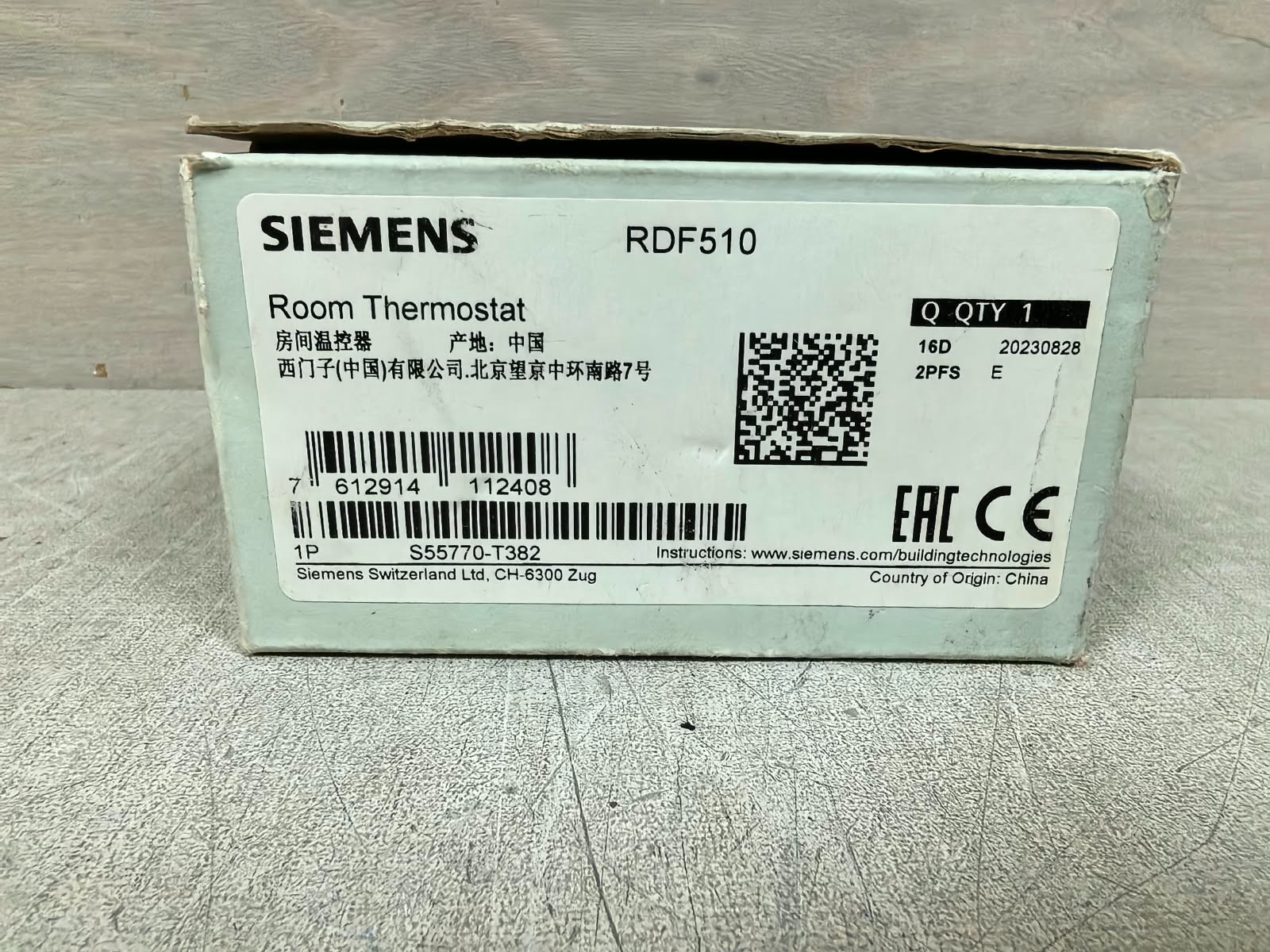 Siemens RDF510 SIEMENS RDF510 ROOM THERMOSTAT 230V 9