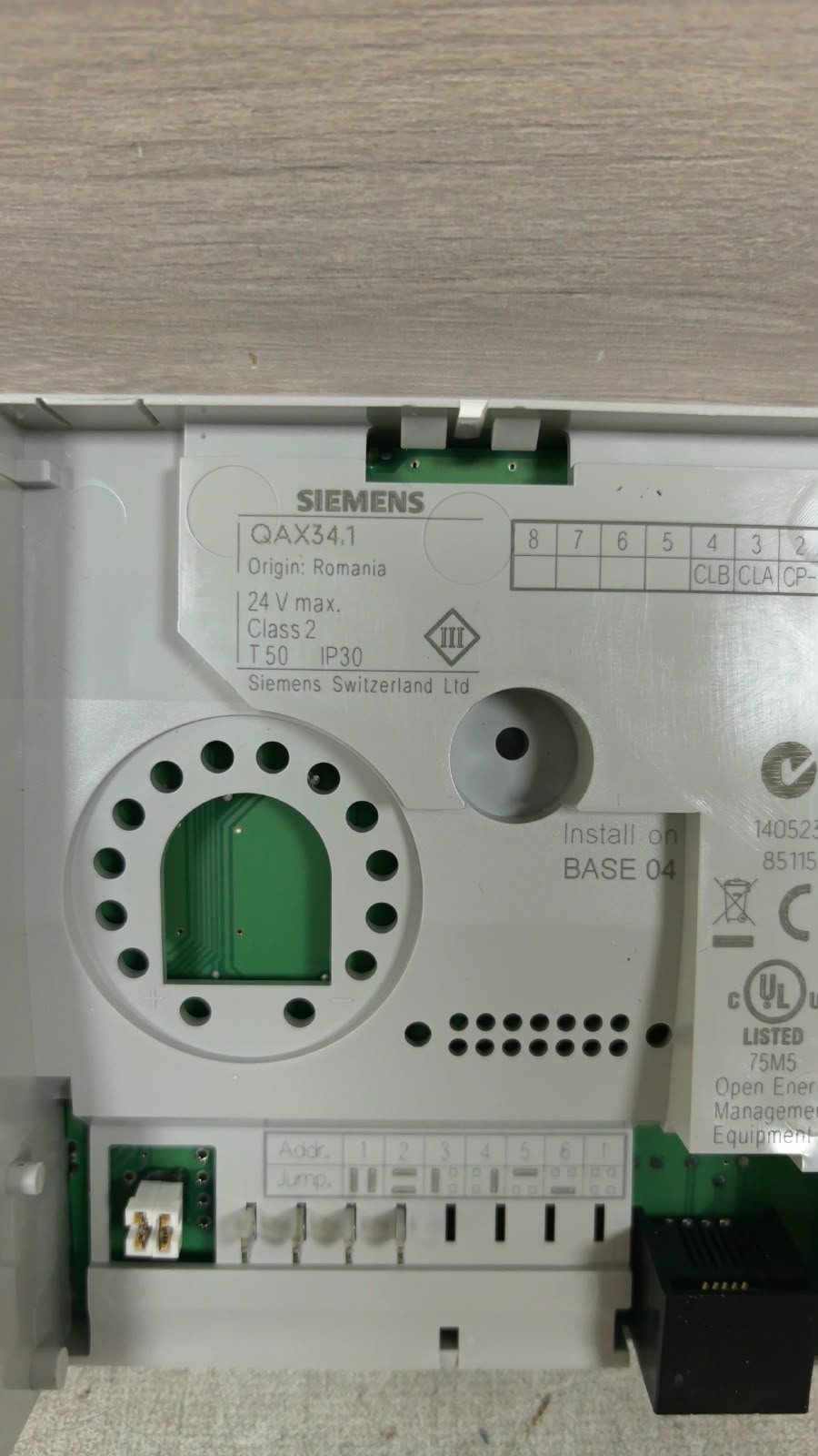 Siemens QAX34.1 SIEMENS QAX34.1 ROOM UNIT SENSOR 24V 8