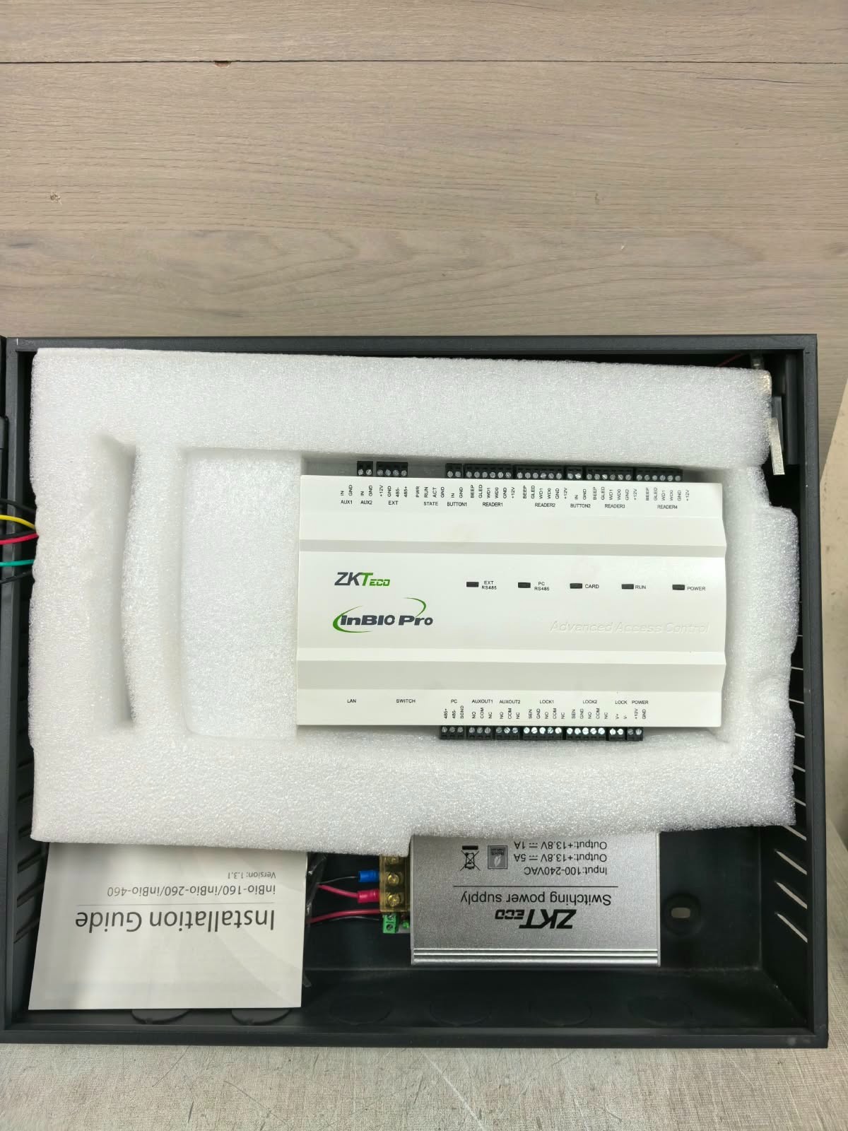 ZKT ECO INBIO PRO 260 ZKT ECO INBIO PRO 260 PACKAGE B ADVANCED ACCESS CONTROL PANEL 8