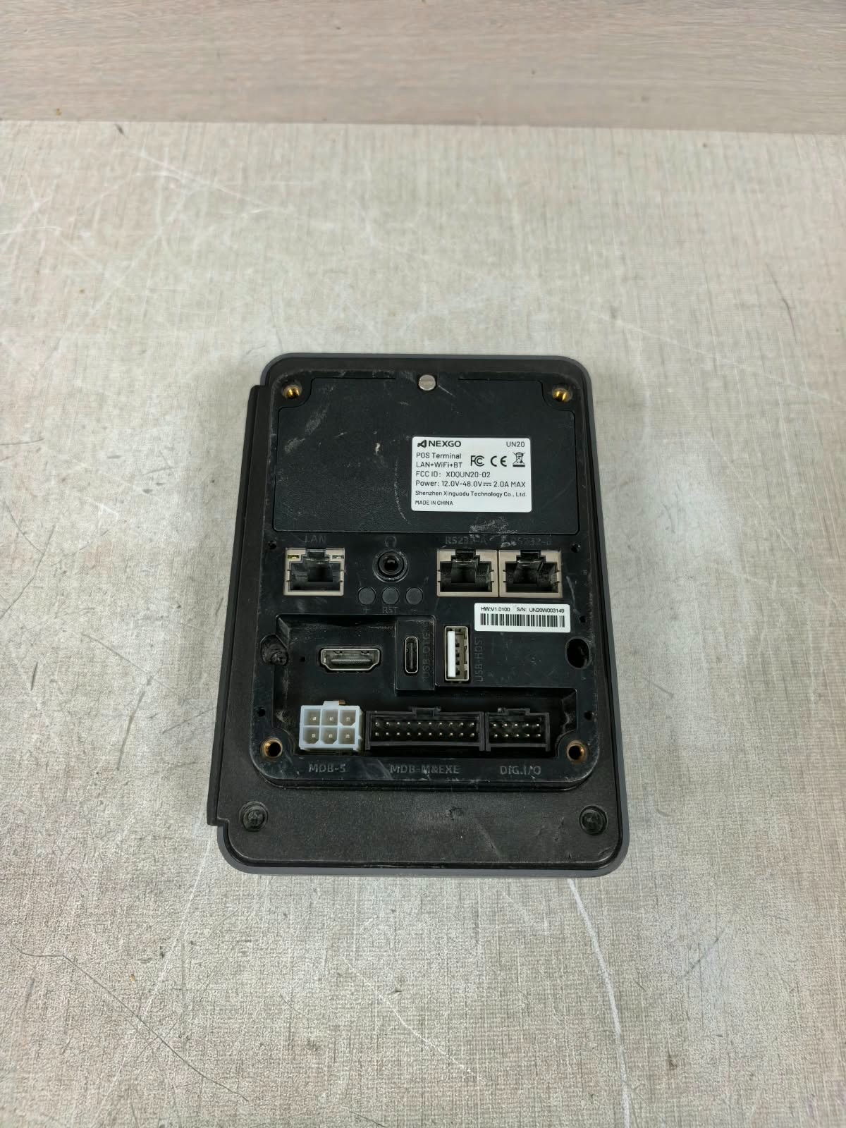 NEXGO UN20 NEXGO UN20 LAN+WIFI+BT POS TERMINAL 10