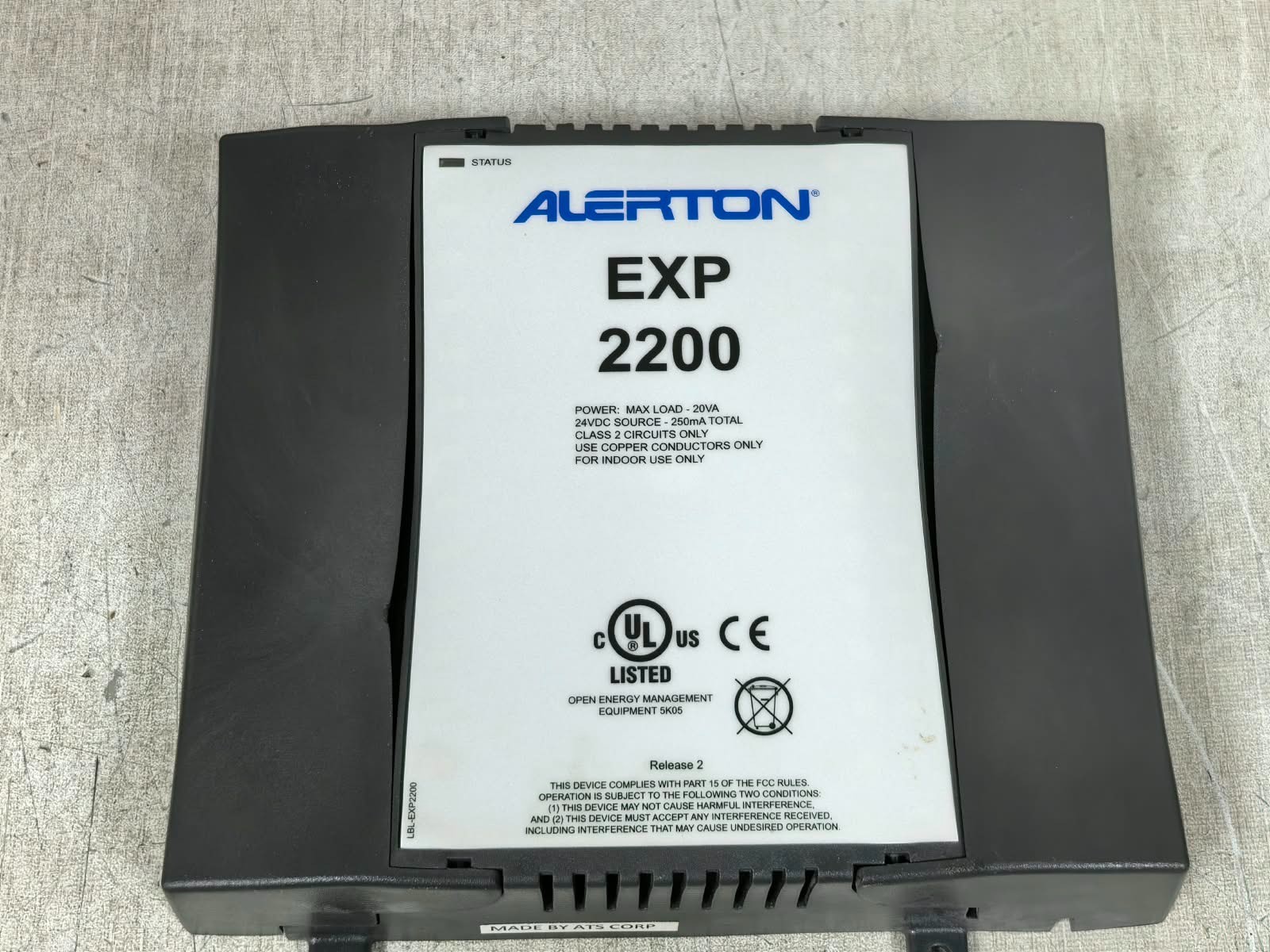 Alerton EXP 2200 50035975-001 REV.A ALERTON EXP 2200 50035975-001 REV.A MODULE 7