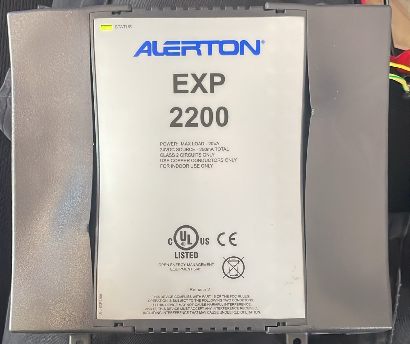 Alerton EXP 2200 50035975-001 REV.A ALERTON EXP 2200 50035975-001 REV.A MODULE 1