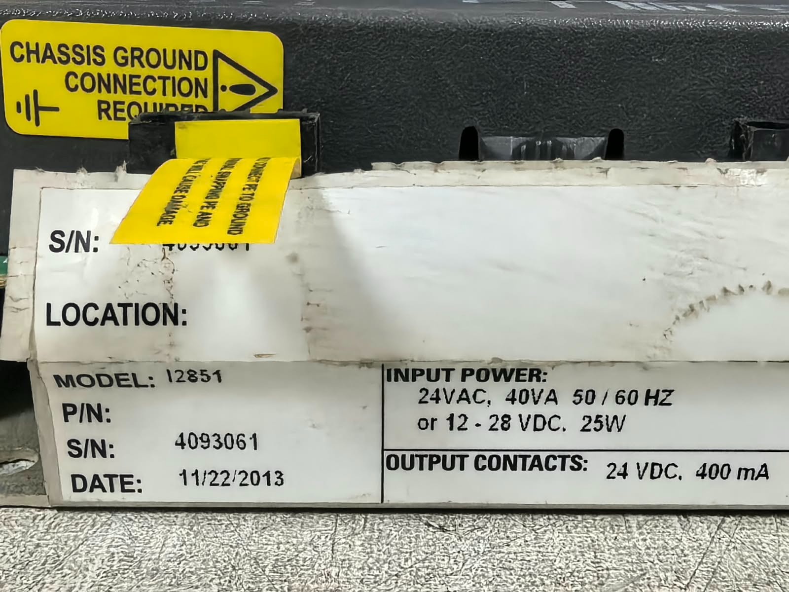 Schneider Electric I2851 SCHNEIDER ELECTRIC I2851 SERIES ANDOVER CONTINUUM 24VAC 5