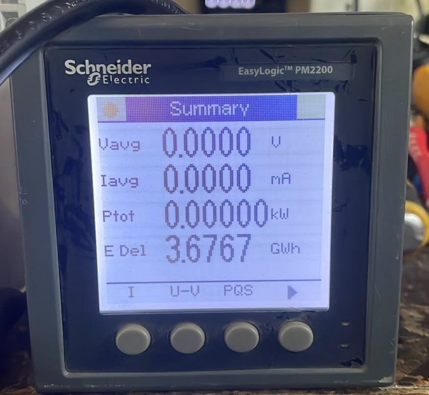 Schneider Electric METSEPM2230 F/W:V01.21 HW:B1 SCHNEIDER ELECTRIC EASYLOGIC PM2200/ METSEPM2230 F/W:V01.21 HW:B1 POWER METER 3