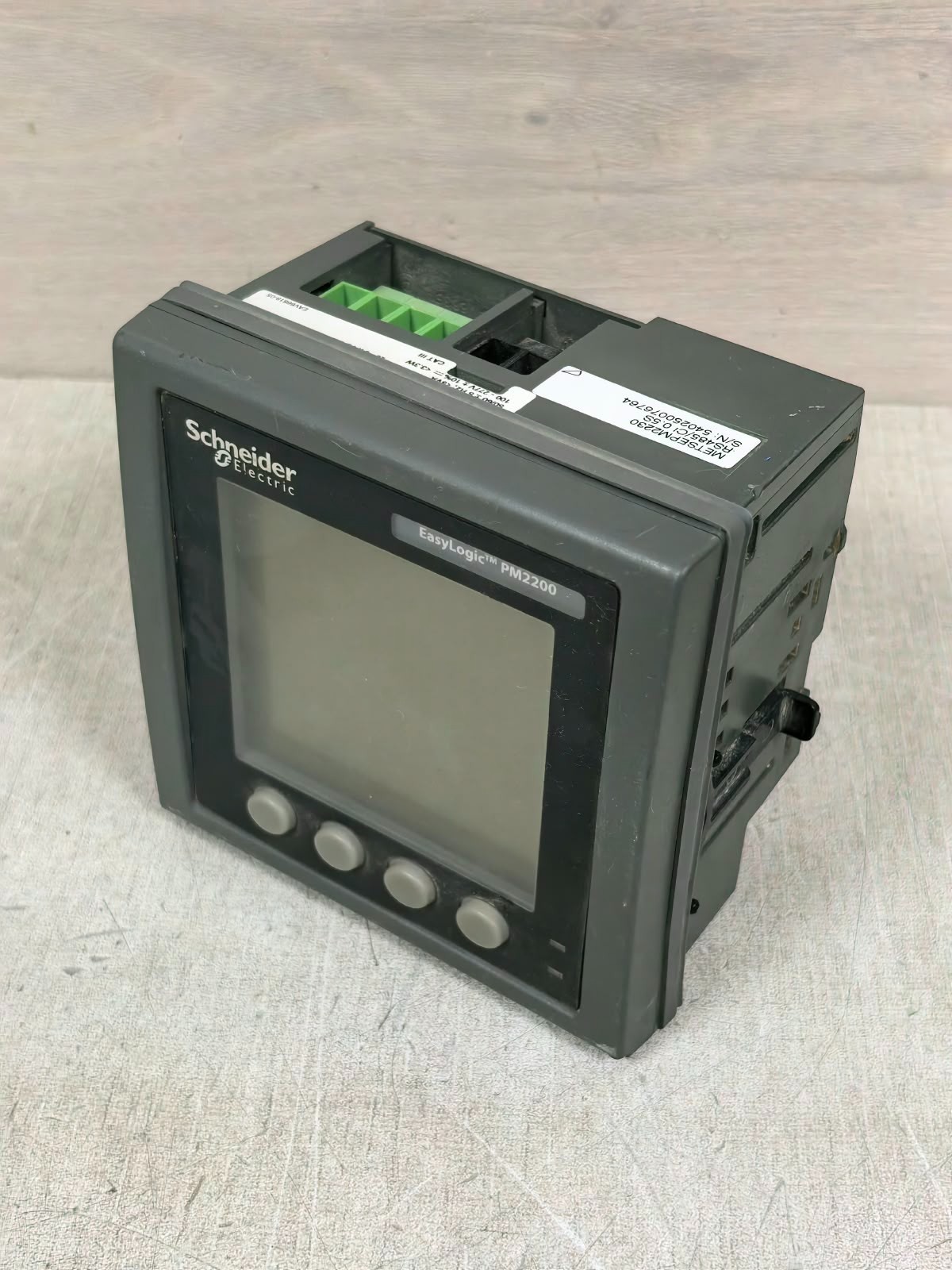Schneider Electric METSEPM2230 F/W:V01.21 HW:B1 SCHNEIDER ELECTRIC EASYLOGIC PM2200/ METSEPM2230 F/W:V01.21 HW:B1 POWER METER 8