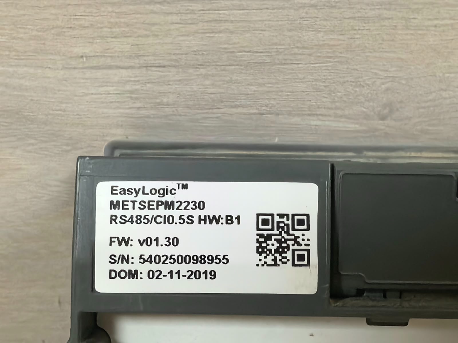 Schneider Electric METSEPM2230 F/W:V01.30 HW:B1 SCHNEIDER ELECTRIC EASYLOGIC PM2200/ METSEPM2230 F/W:V01.30 HW:B1 POWER METER 8