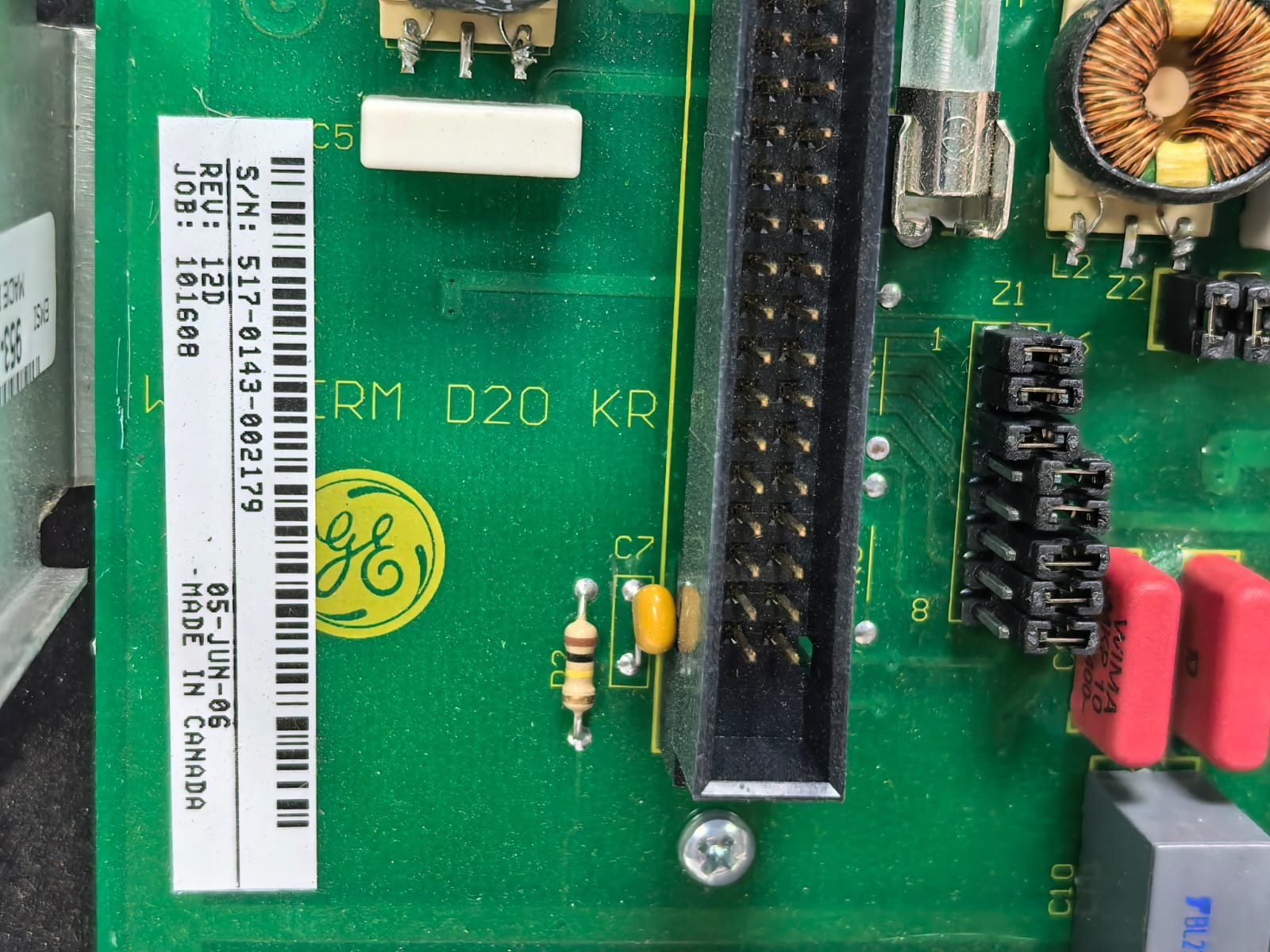 GE 953-3053-FD GE WESTERM D20 KR PCB BOARD 953-3053-FD 2
