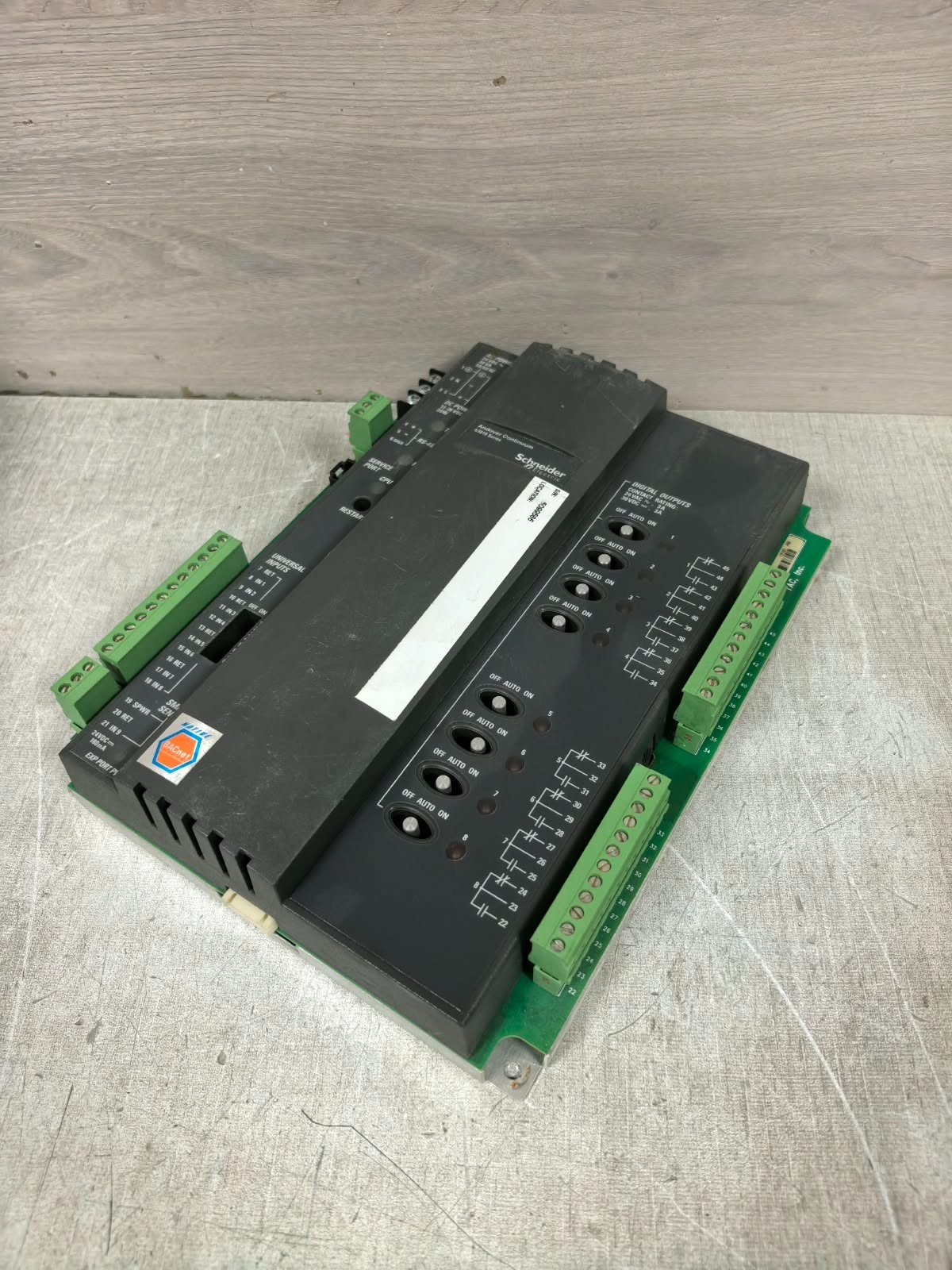 Schneider Electric B3810 SCHNEIDER ELECTRIC B3810 ANDOVER CONTINUUM B3810 SERIES 24VAC 6