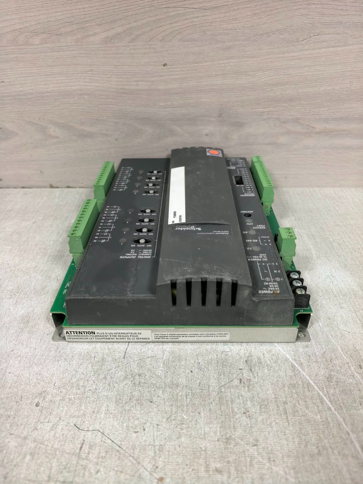 Schneider Electric B3810 SCHNEIDER ELECTRIC B3810 ANDOVER CONTINUUM B3810 SERIES 24VAC 10